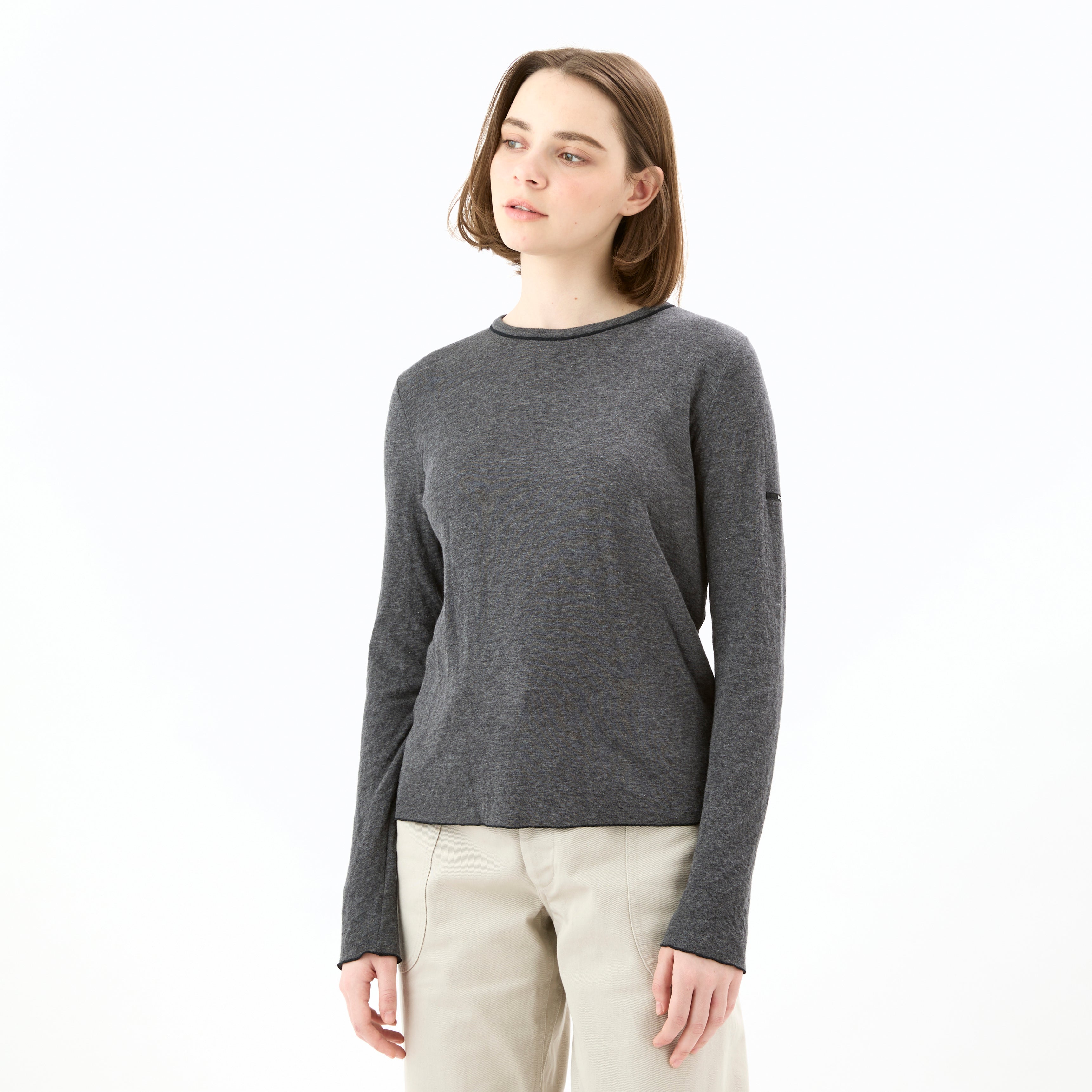 Women's Cotton Polyester Double Gauze T-shirt