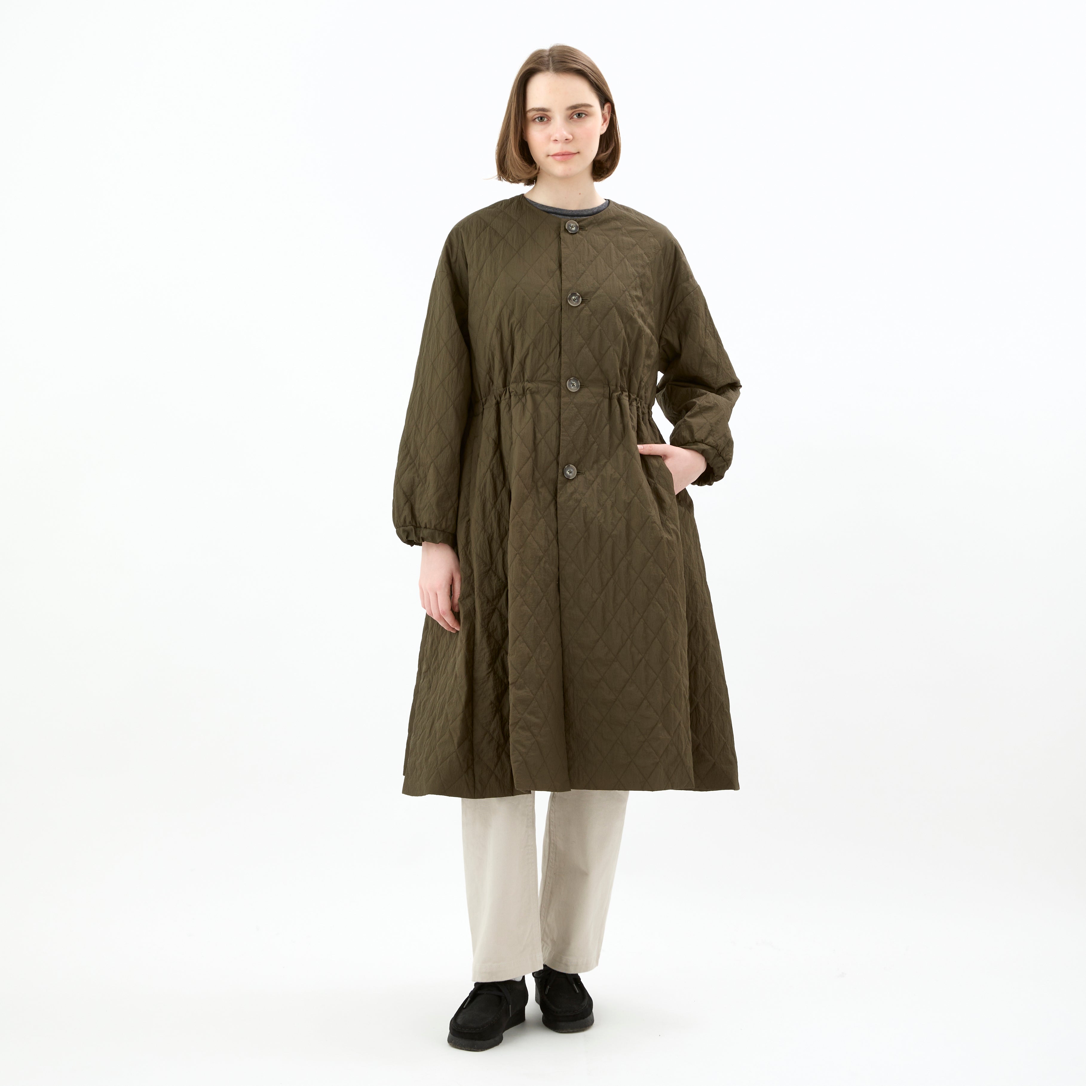 Women's Insulation Quilt Long Coat