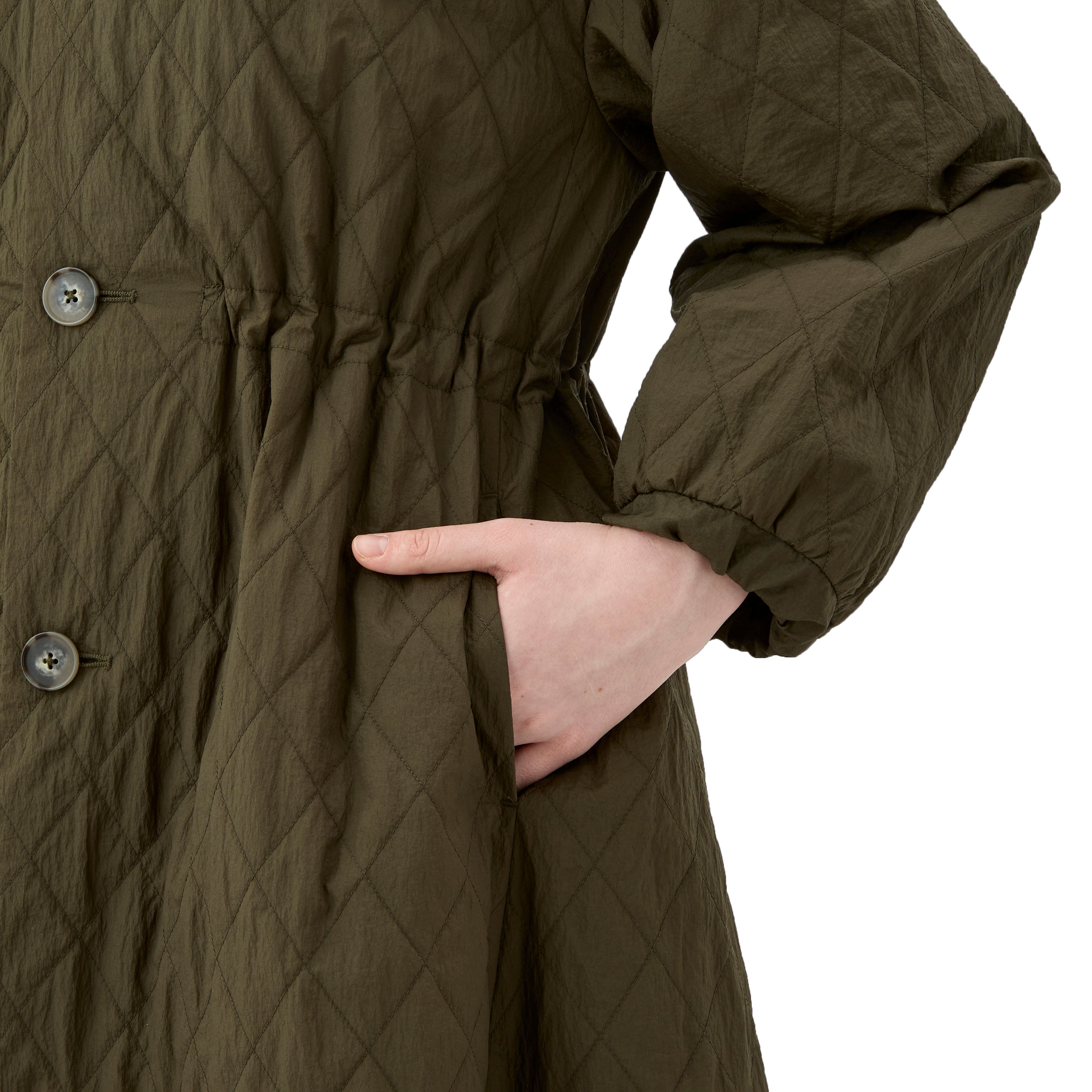 Women's Insulation Quilt Long Coat