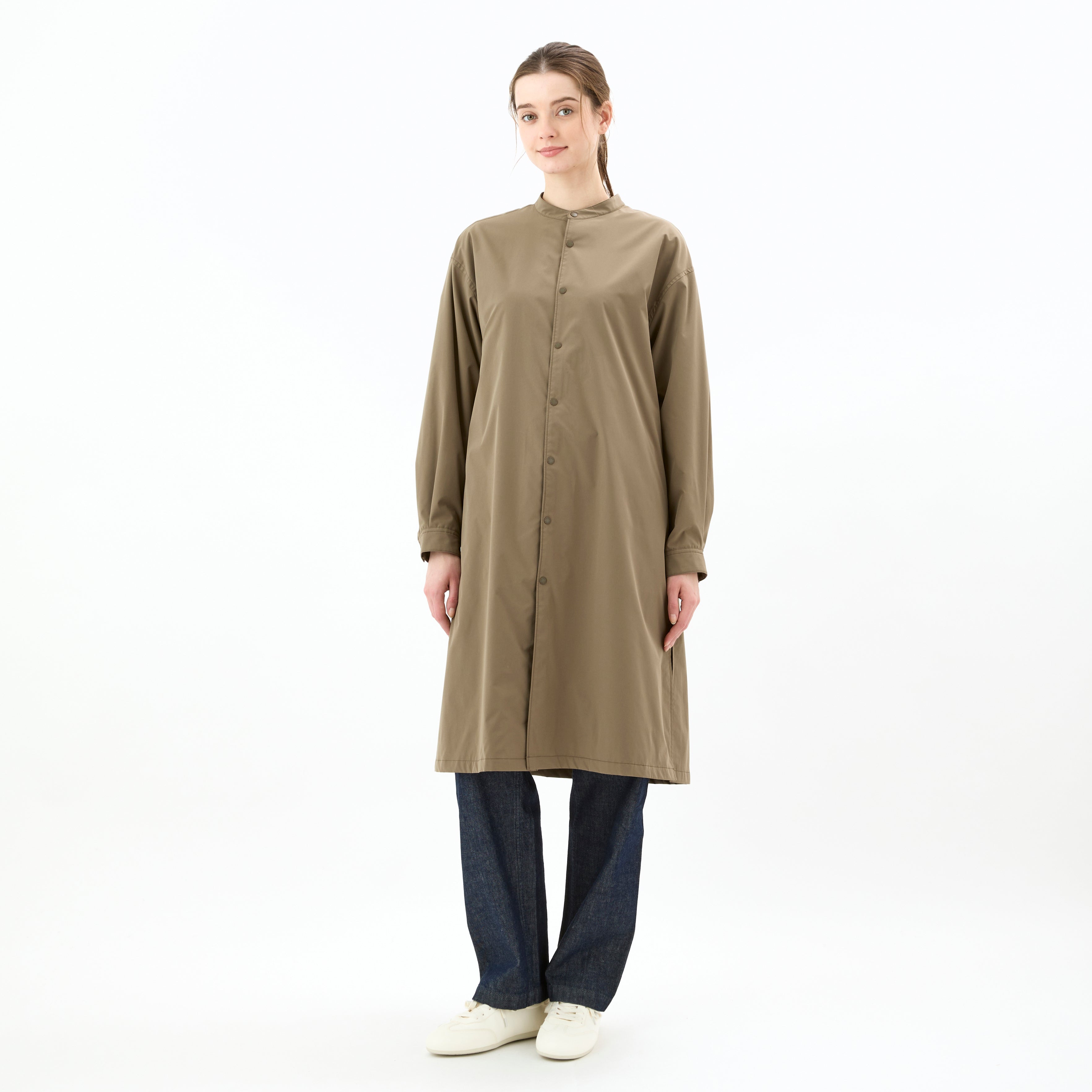 Women's Polyester Typewriter Stretch Light Outer