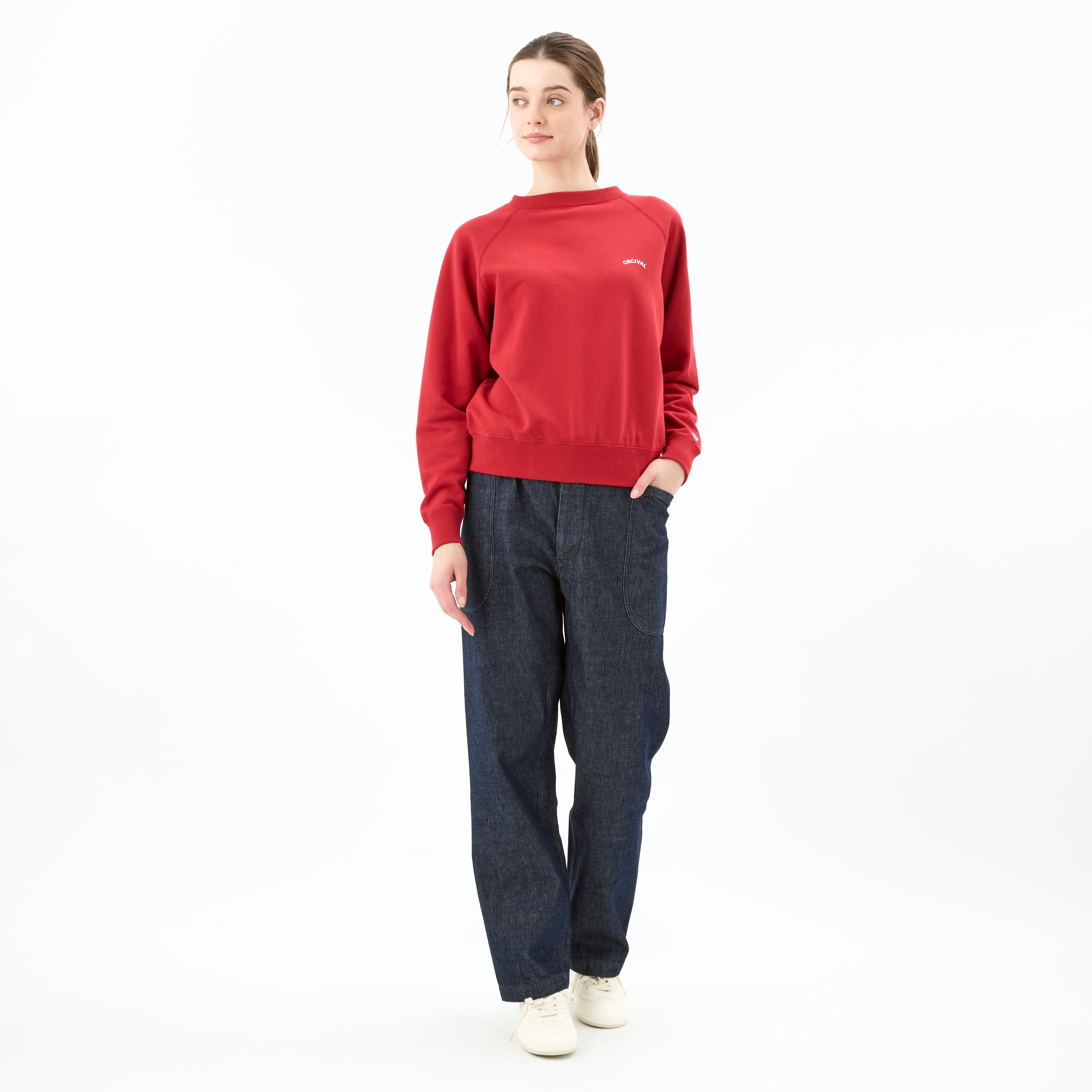 Women's Light French Terry Boat Neck Sweat