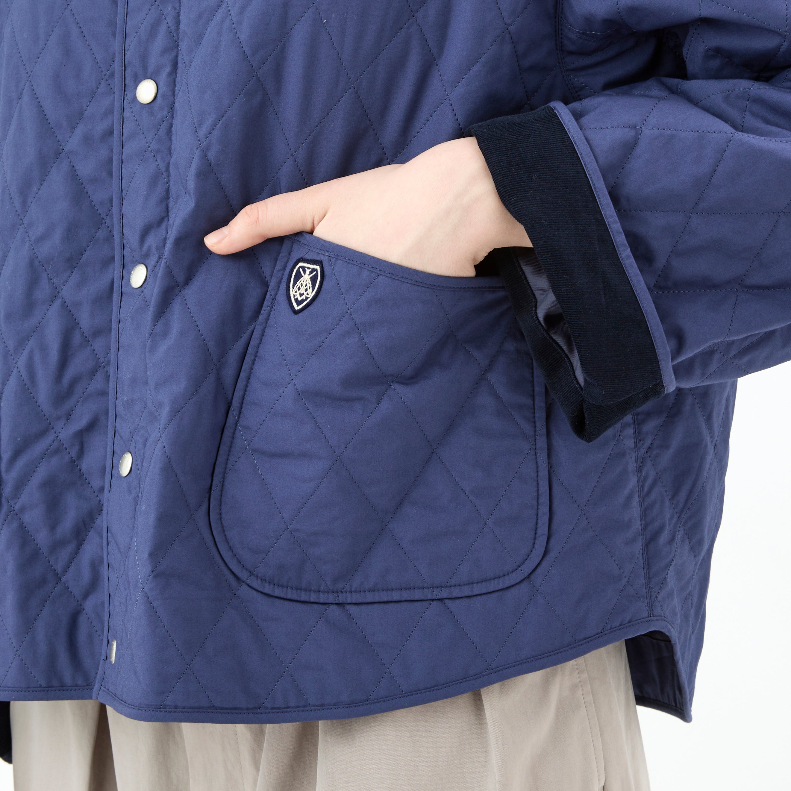 Women's Cotton Typewriter Short Blouson