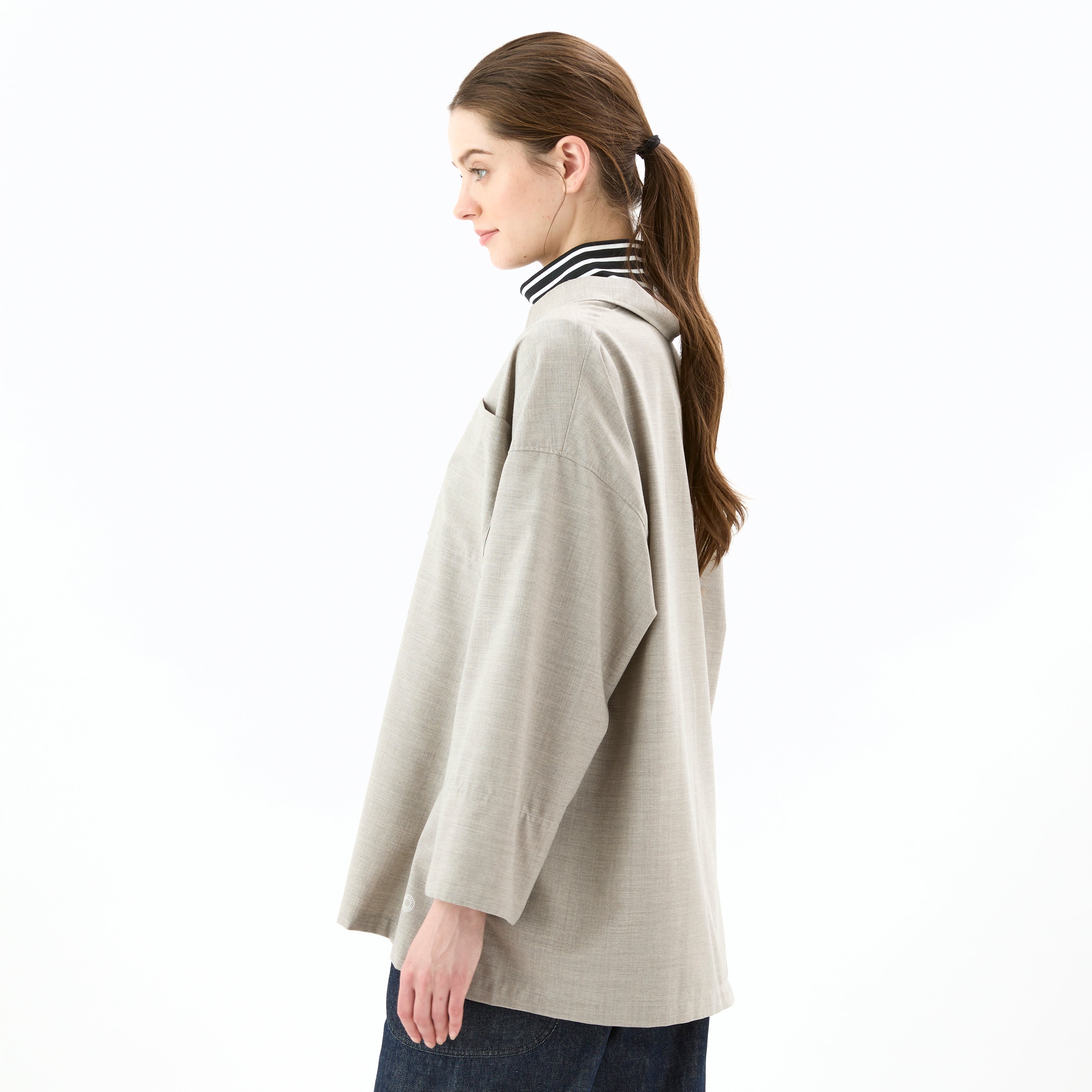 Women's Stretch Broad Long Shirt
