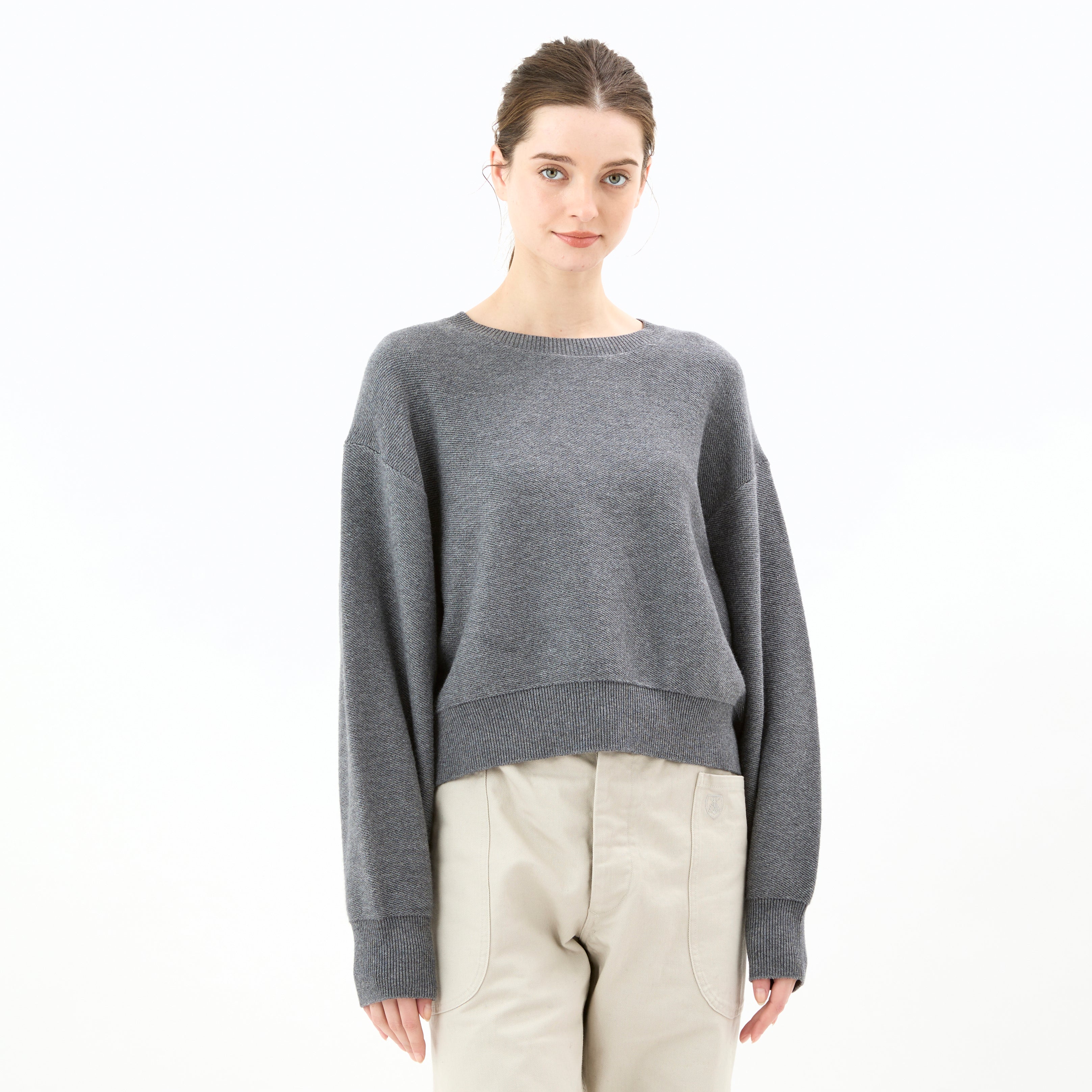 Women's Wool Cotton 9G French Terry Knit