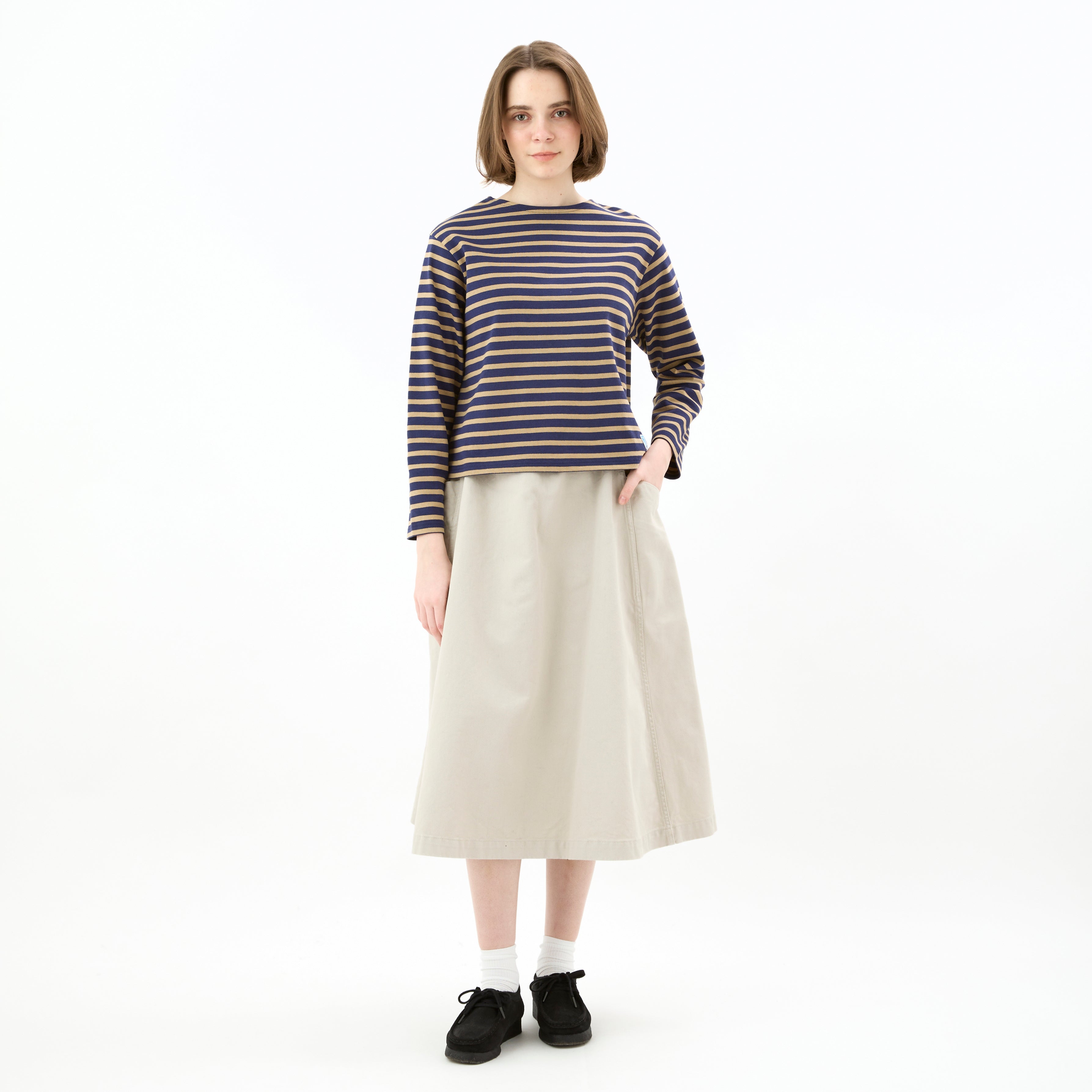 Women's Cotton Lourd Wide Basque Shirt
