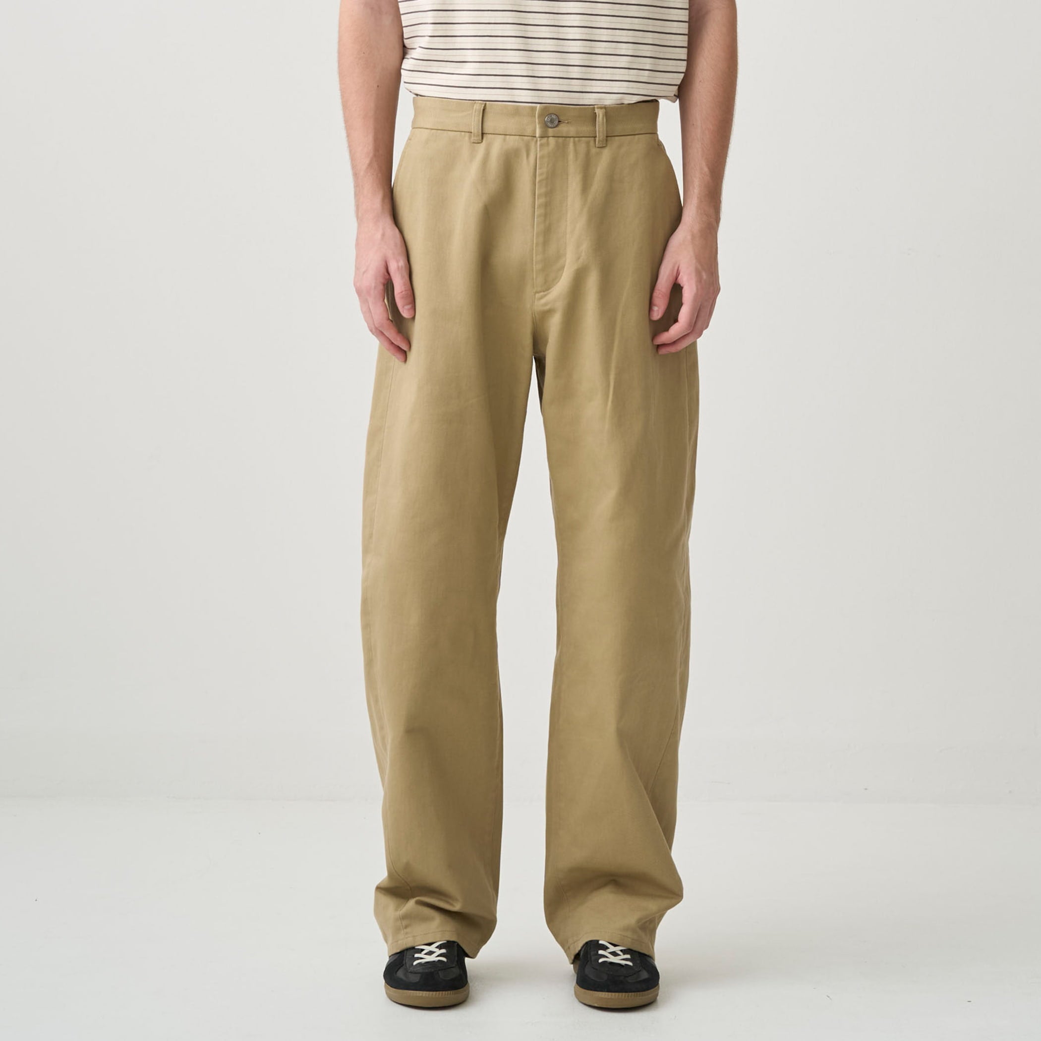 Men's Cotton Dry Twill Wide Curve Pants