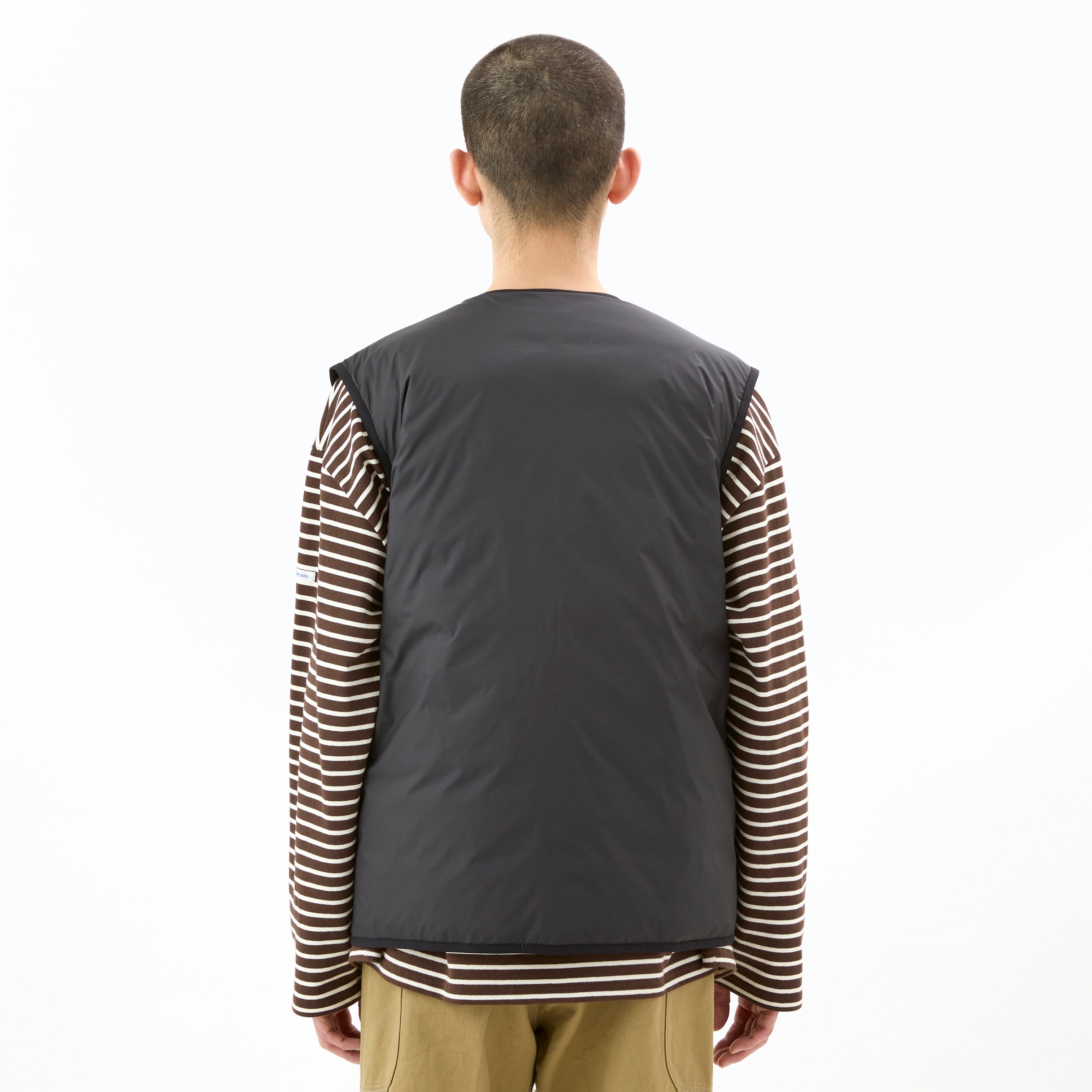Men's Polyester Taffeta Round Neck  Inner Down Vest