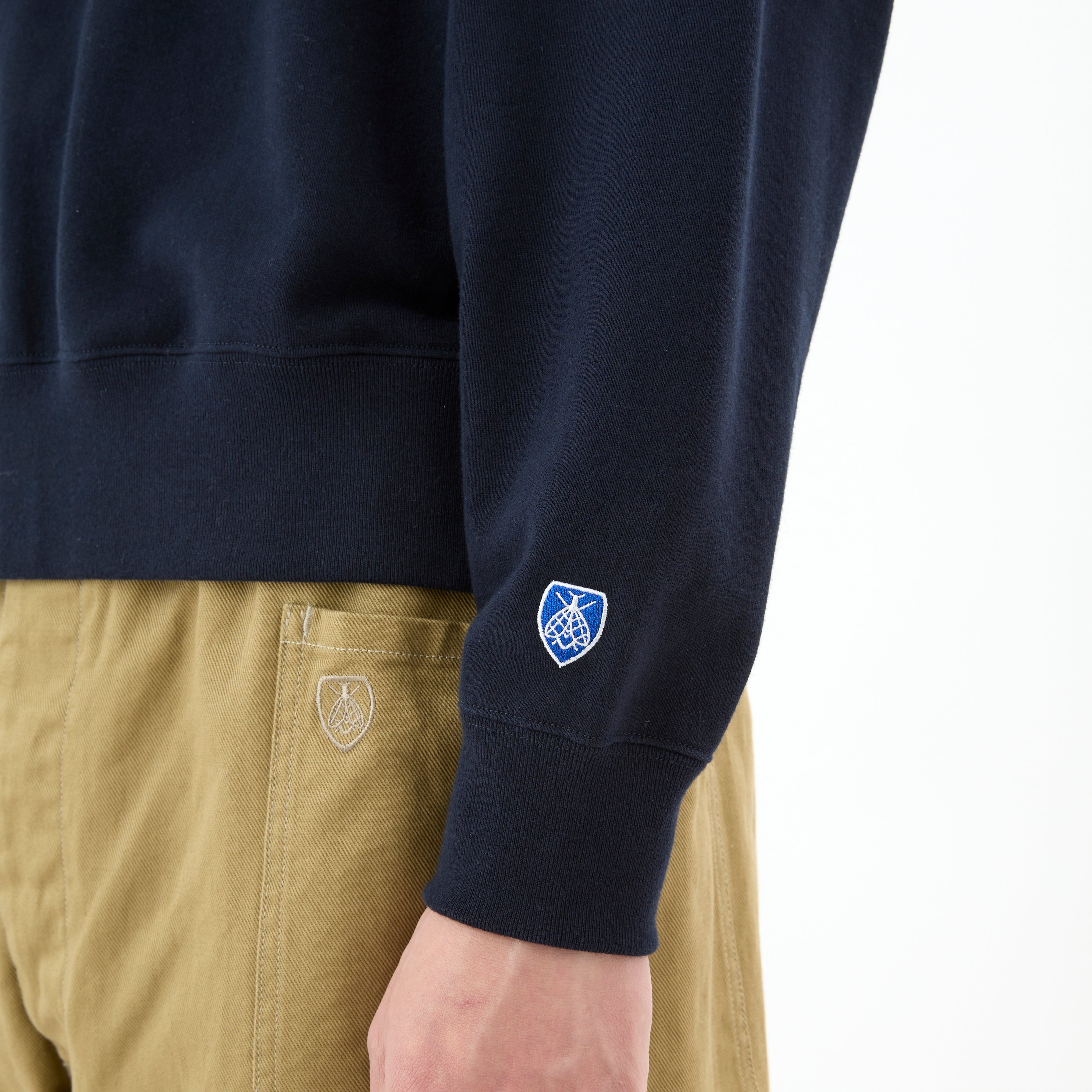 Men's Light French Terry Half Zip Sweat