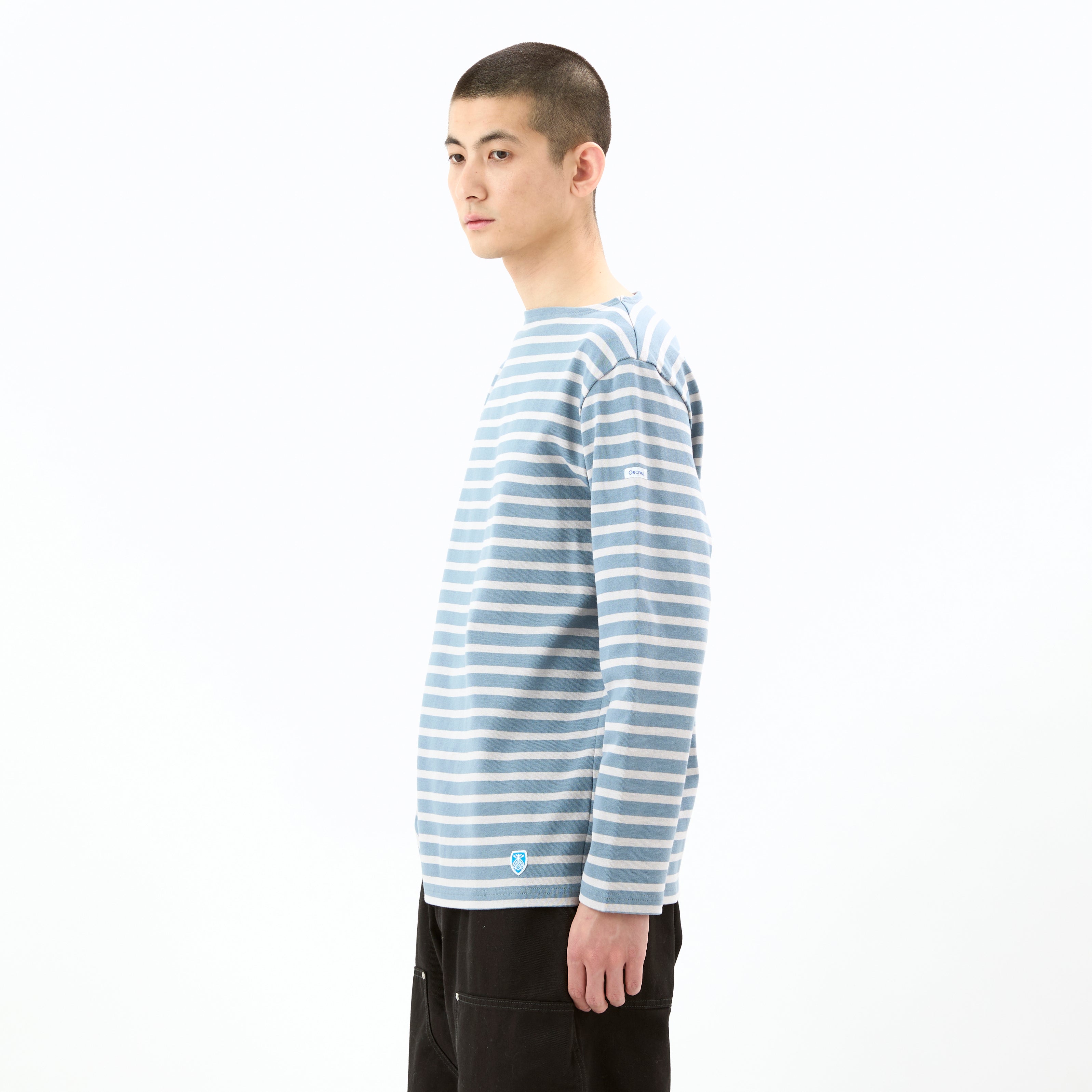 Cotton Lourd Basque Shirt Border