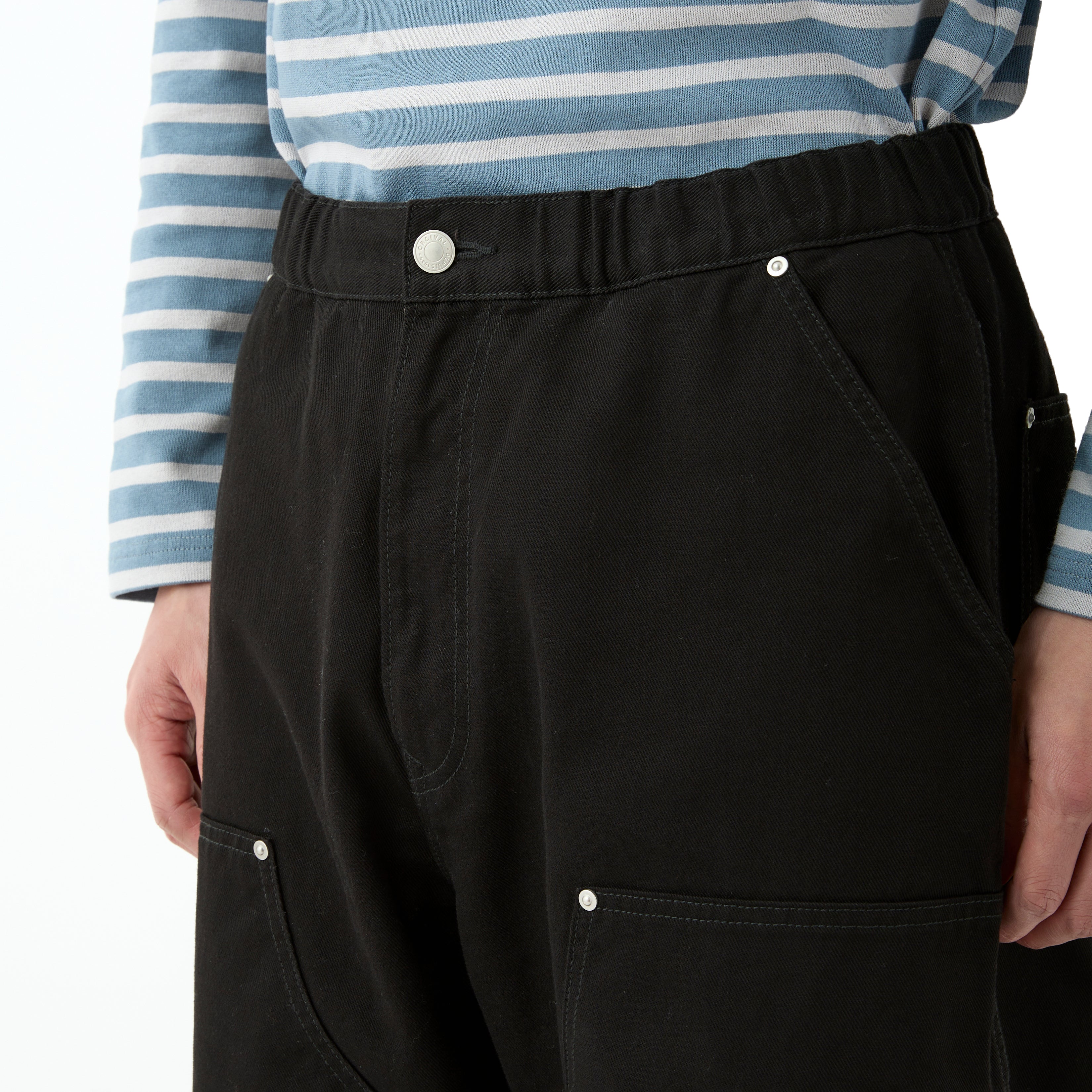 Men's Cotton Twill Double Knee Easy Pants