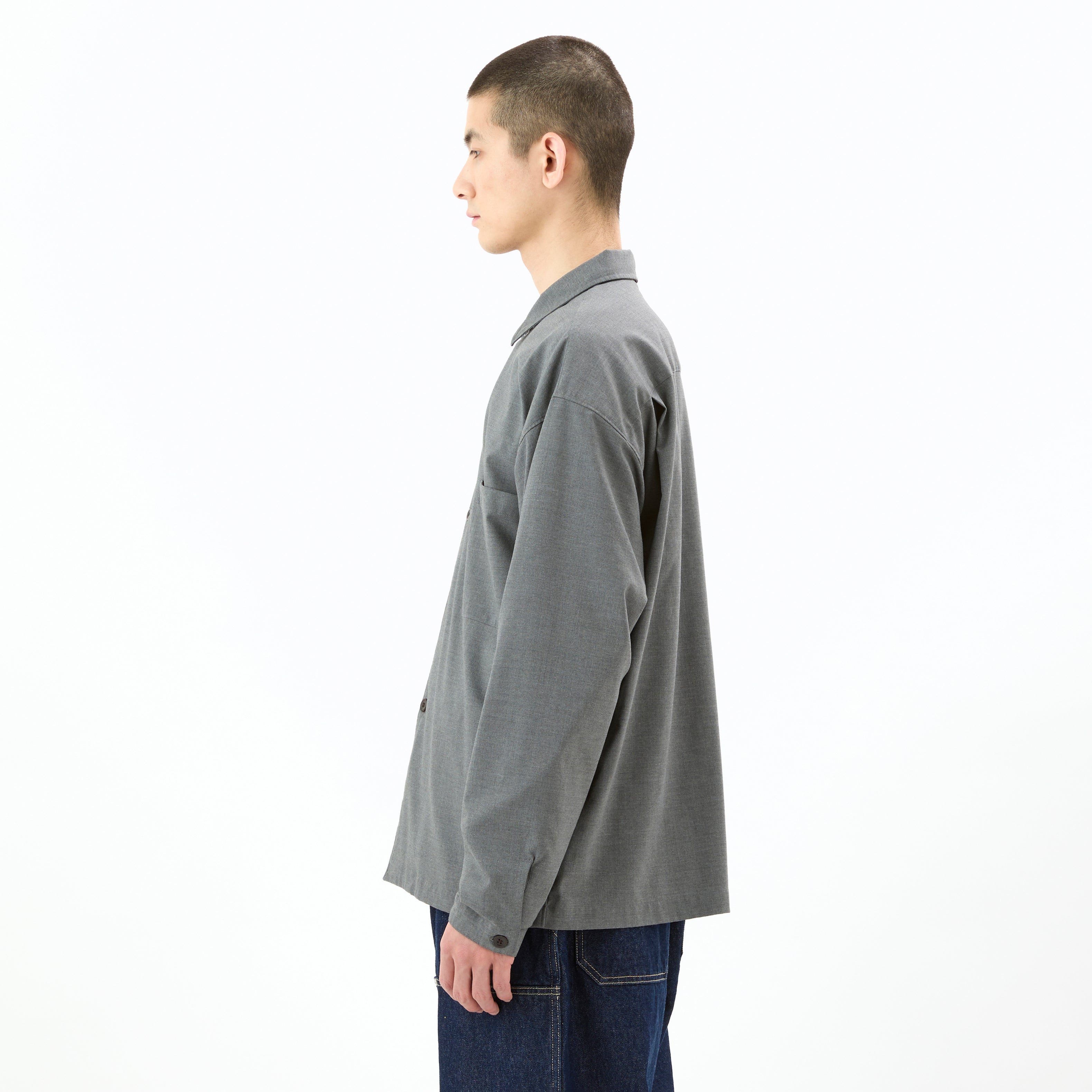 Men's Stretch Broad 3Button Shirt