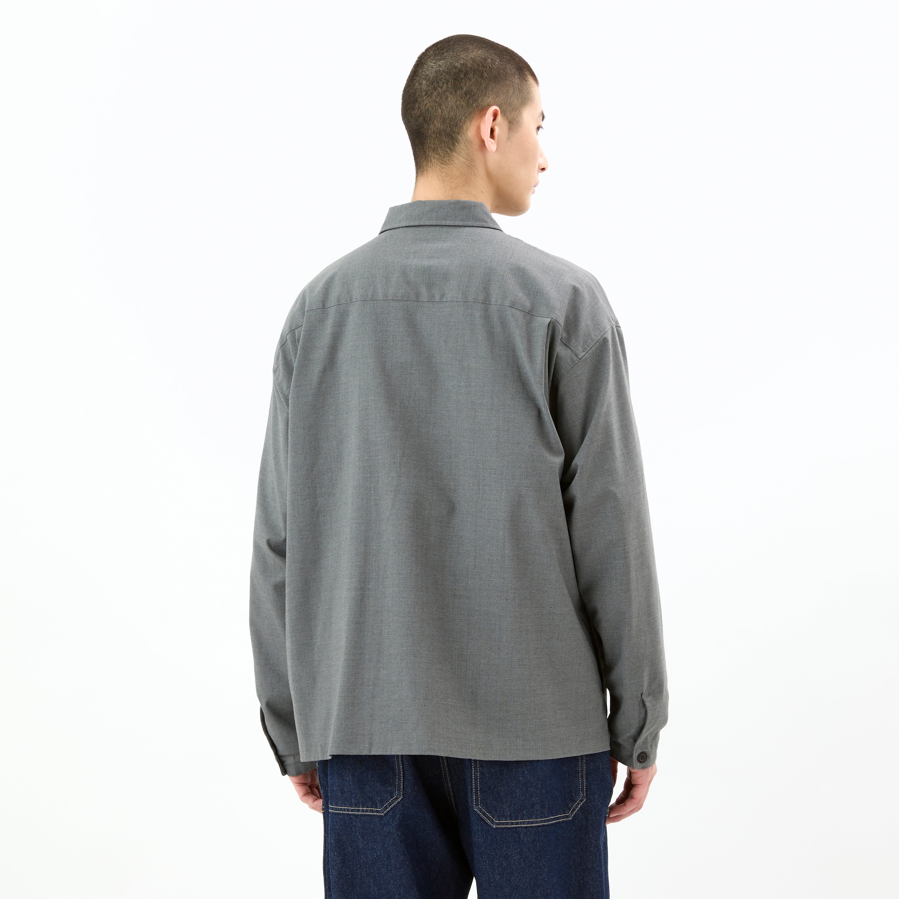 Men's Stretch Broad 3Button Shirt