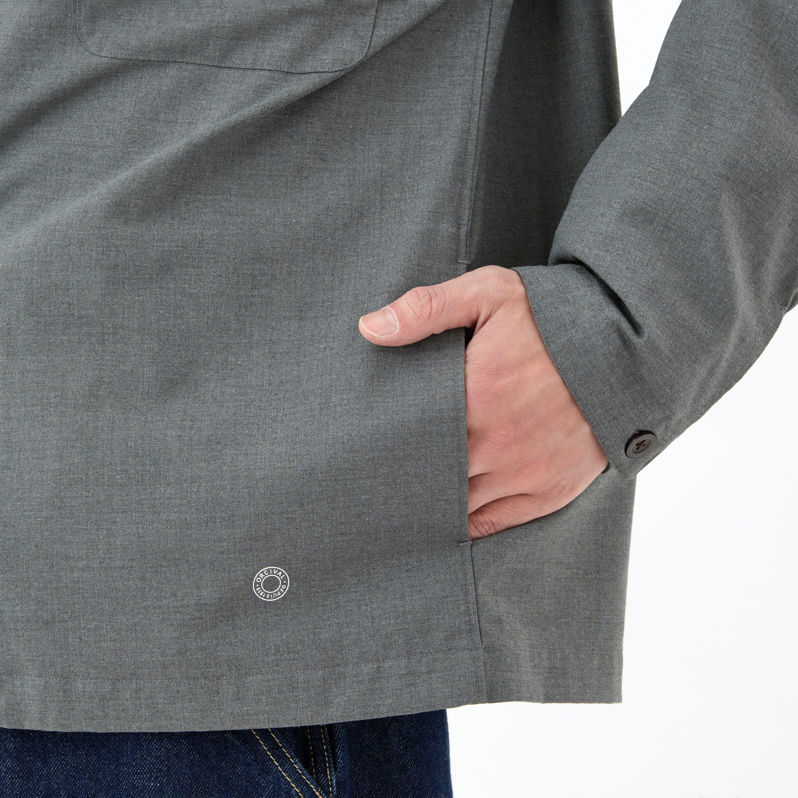 Men's Stretch Broad 3Button Shirt
