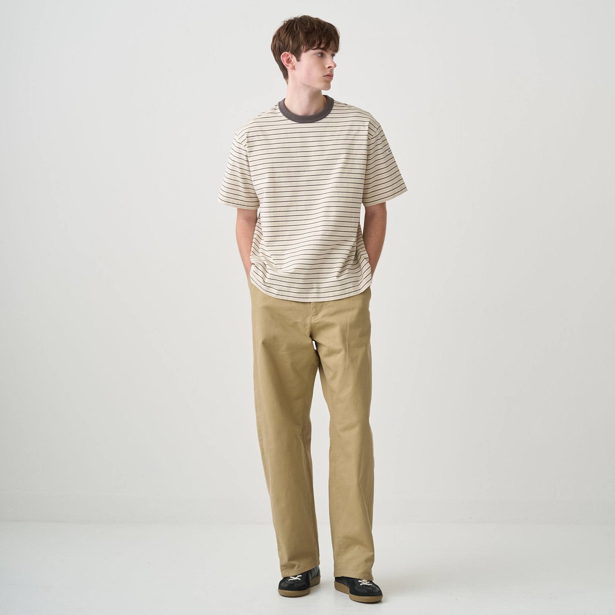 Men's Cotton Dry Twill Wide Curve Pants