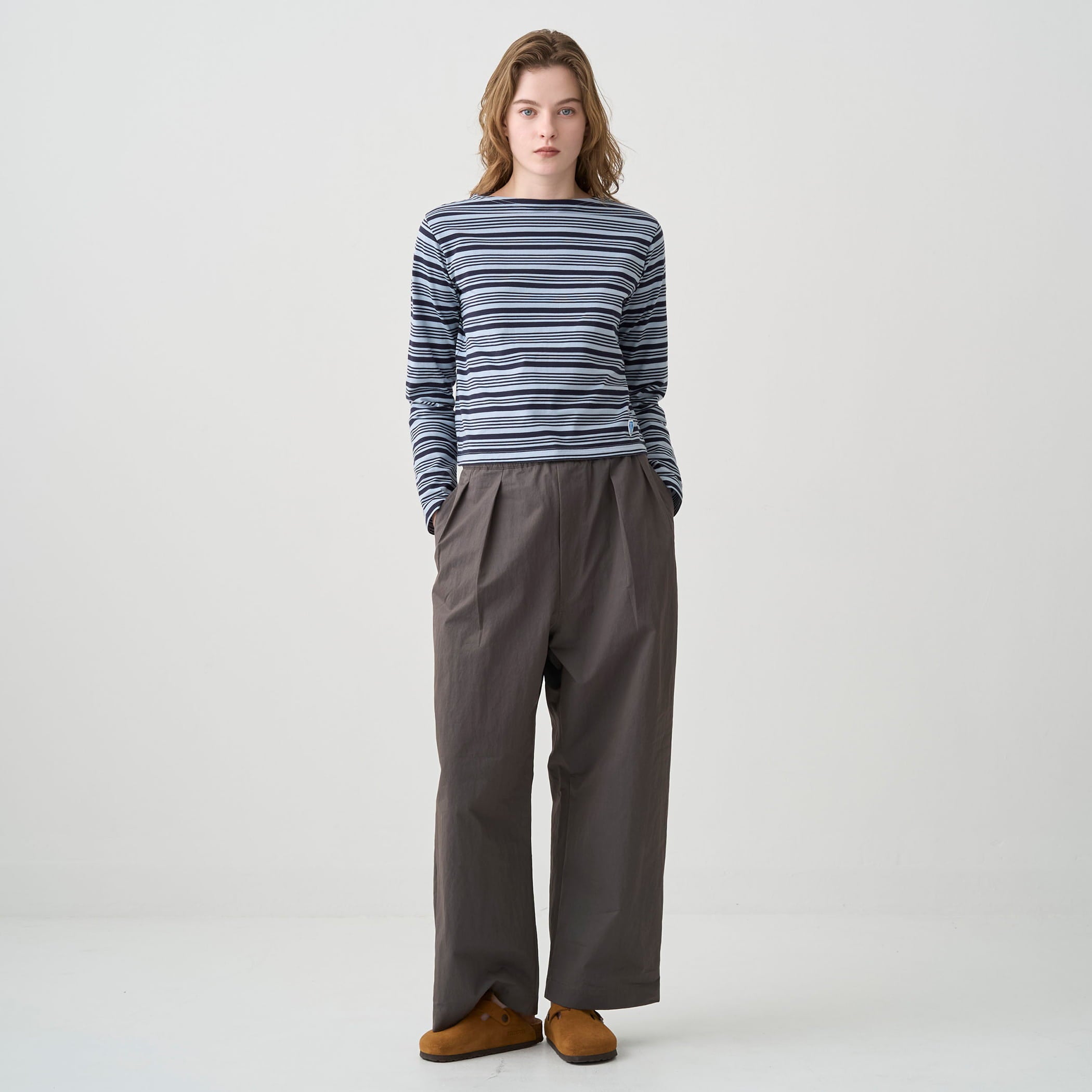 Women's Cotton Jersey Boat Neck Short Pullover