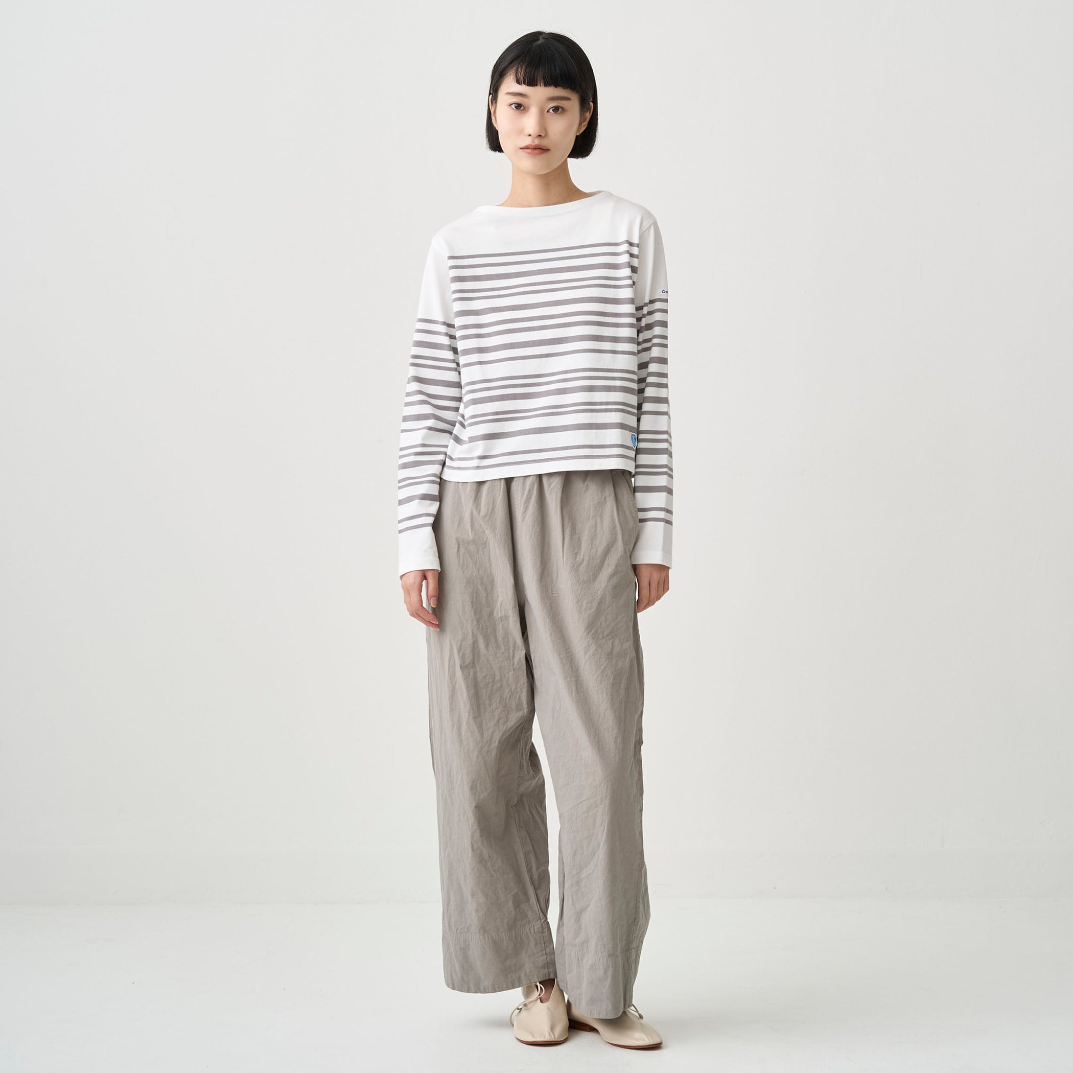 Women's Cotton Jersey Boat Neck Short Pullover