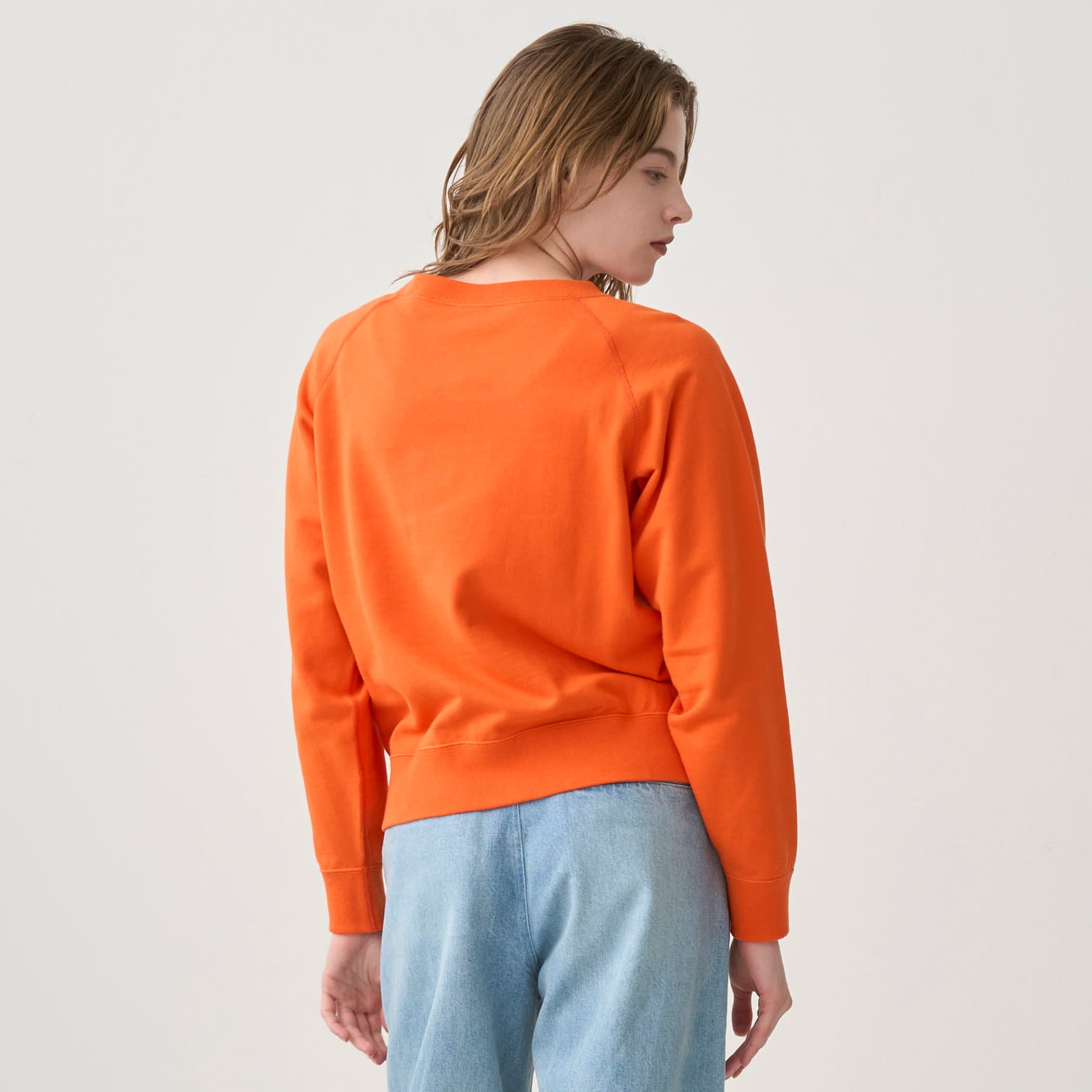 Women's Light French Terry Boat Neck Sweat｜ORCIVAL