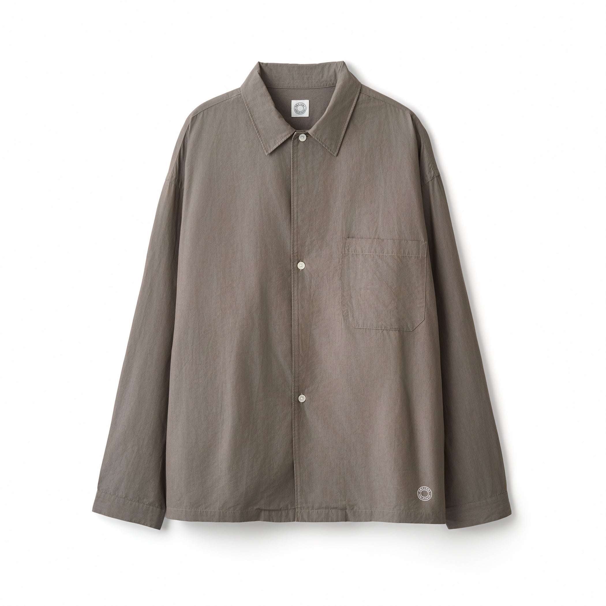 Men's Cupra Cotton Broad Regular Collar Outer Shirt｜ORCIVAL