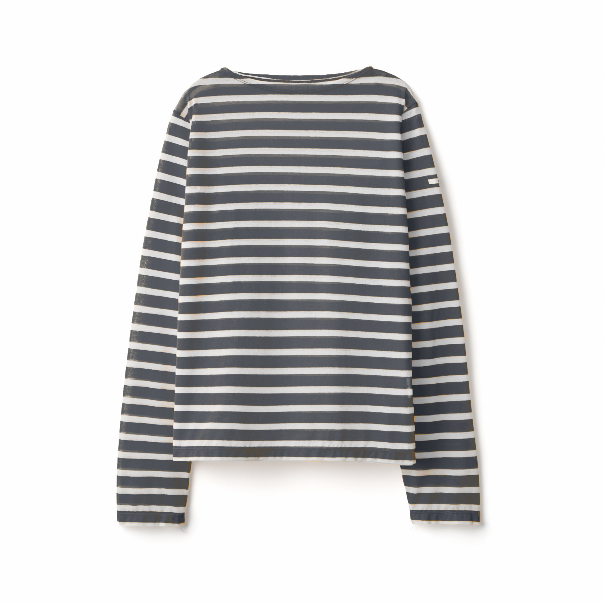 Women's  See-through Boat Neck Pullover