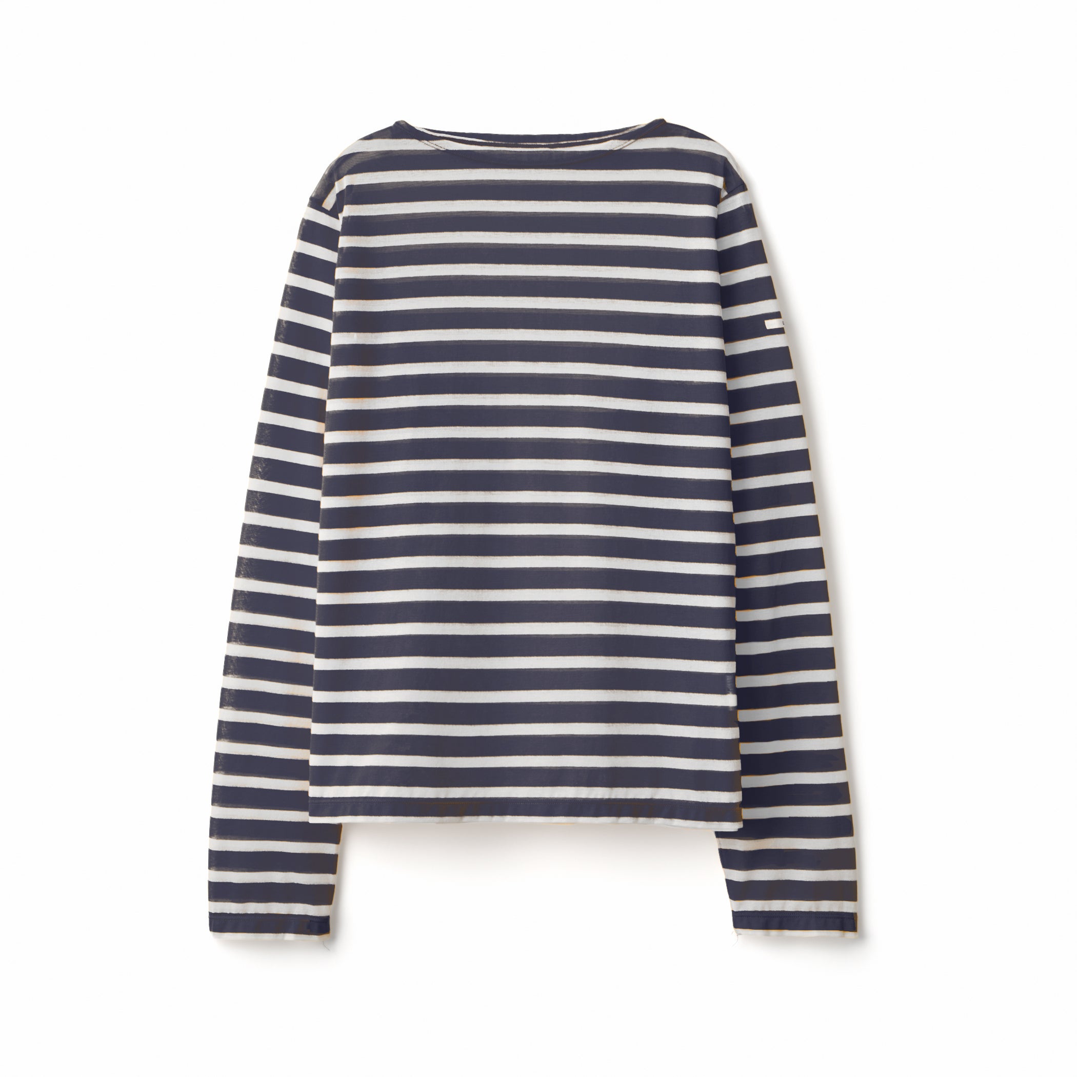 Women's  See-through Boat Neck Pullover