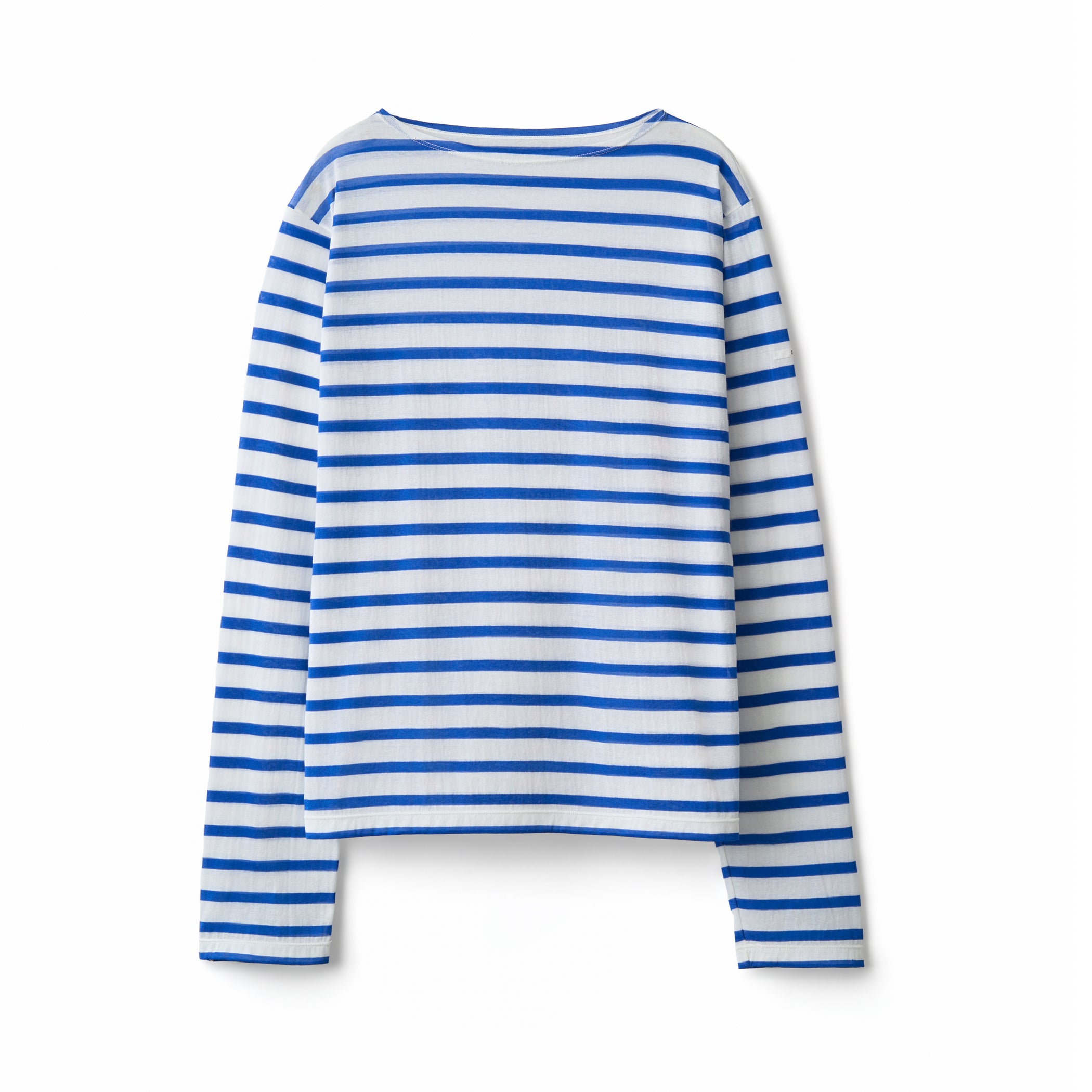 Women's  See-through Boat Neck Pullover