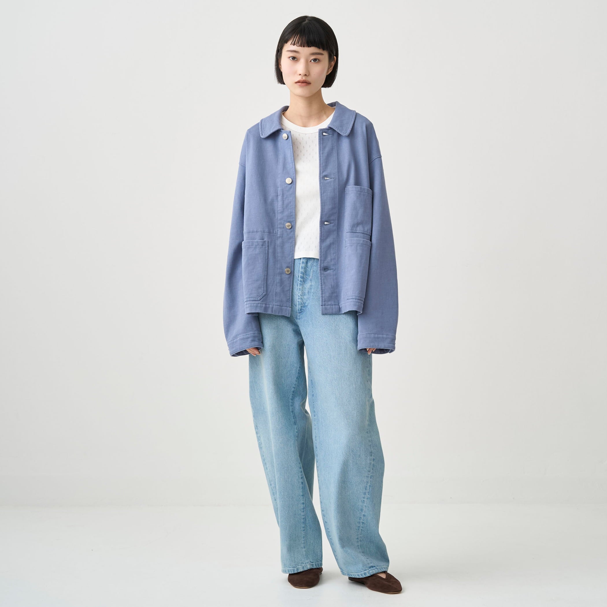 Women's Paralleled Jersey French Coverall