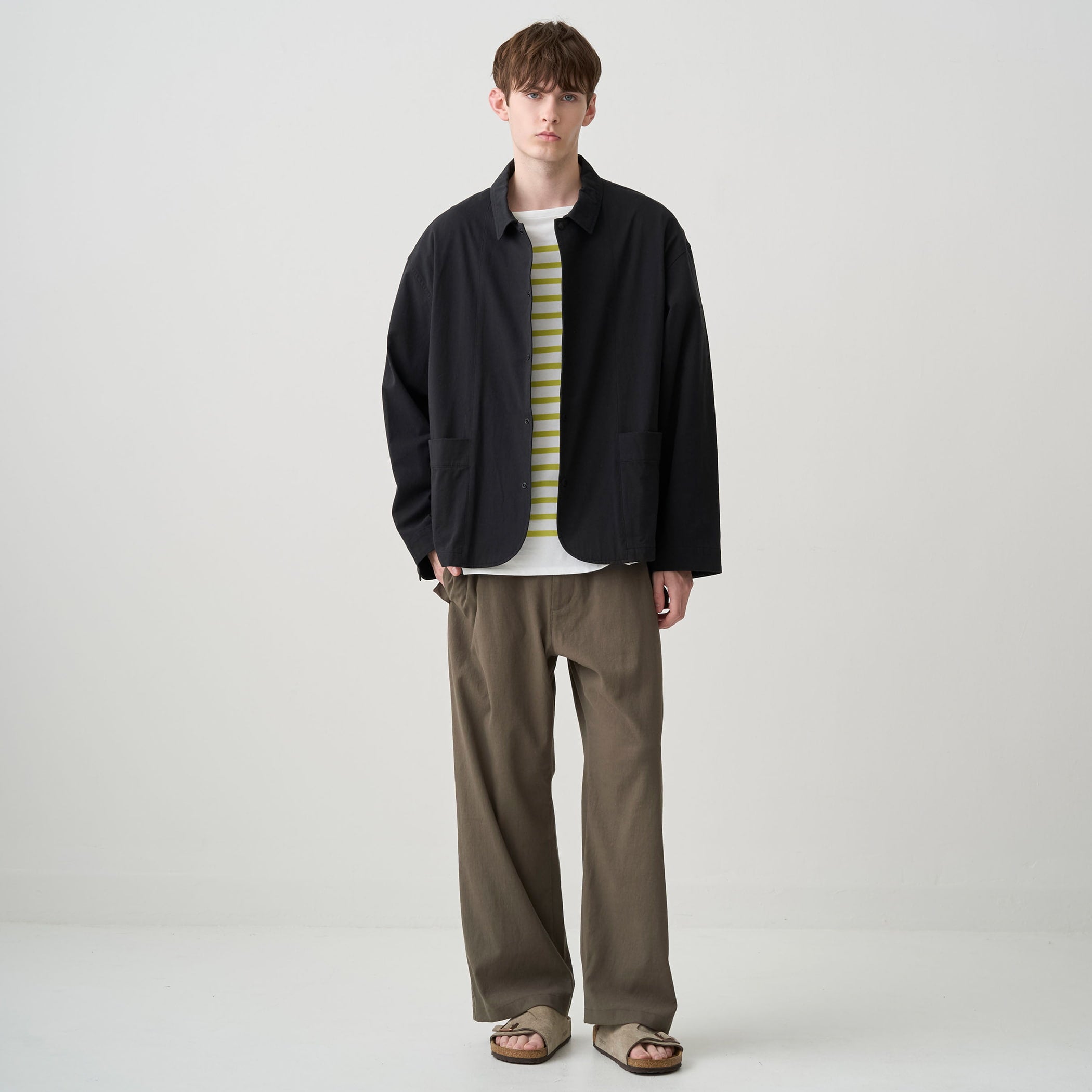 Men's Vintage Twill Patch Pocket Right Jacket