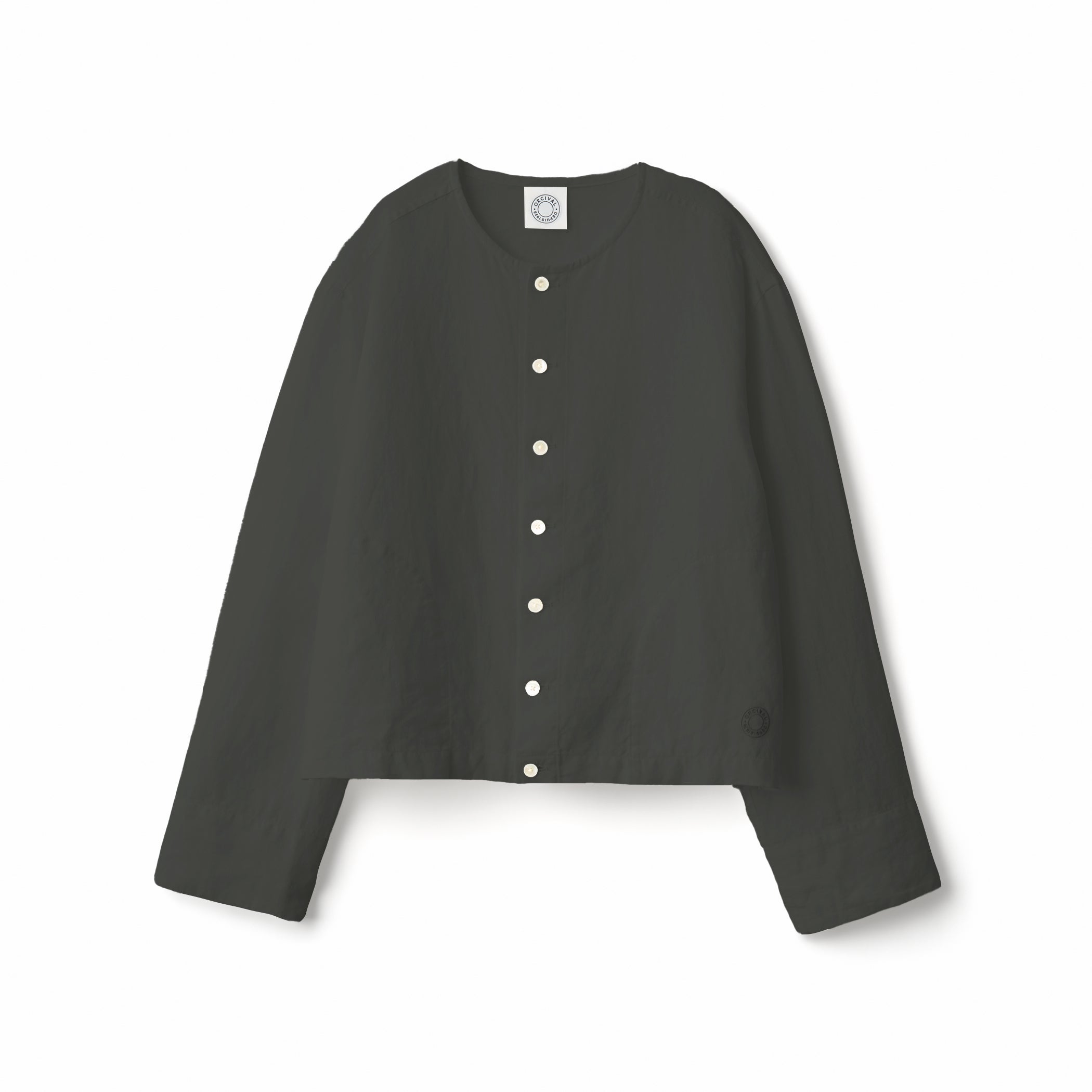 Women's Linen Crew Neck Cardigan