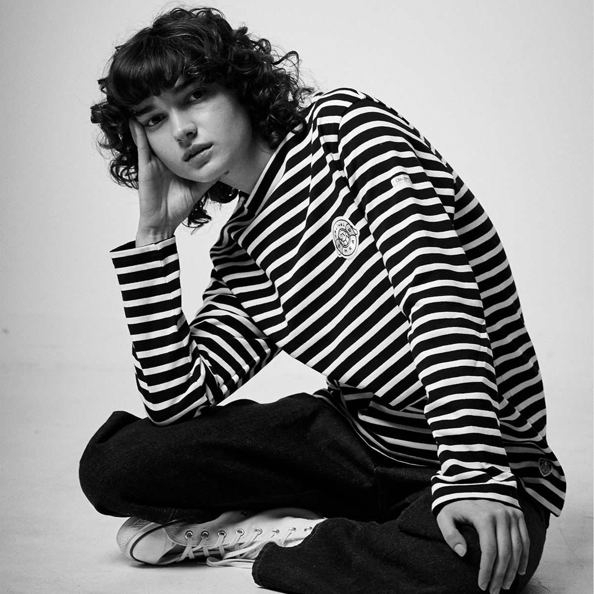【ORCIVAL×ANDRE】 Cotton Lourd Basque Shirt