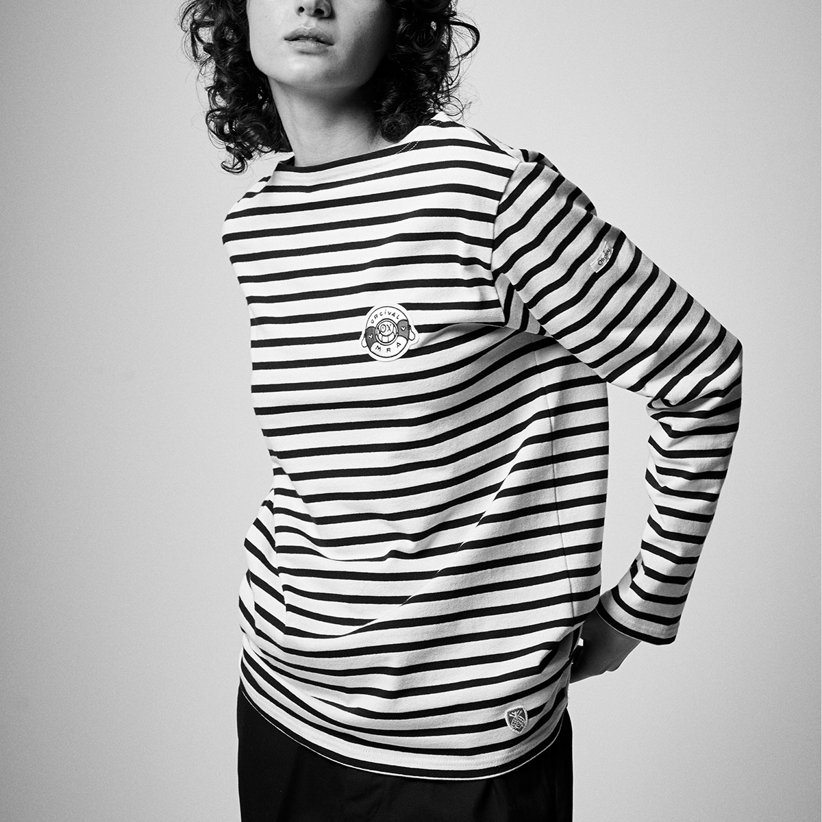 【ORCIVAL×ANDRE】 Cotton Lourd Basque Shirt