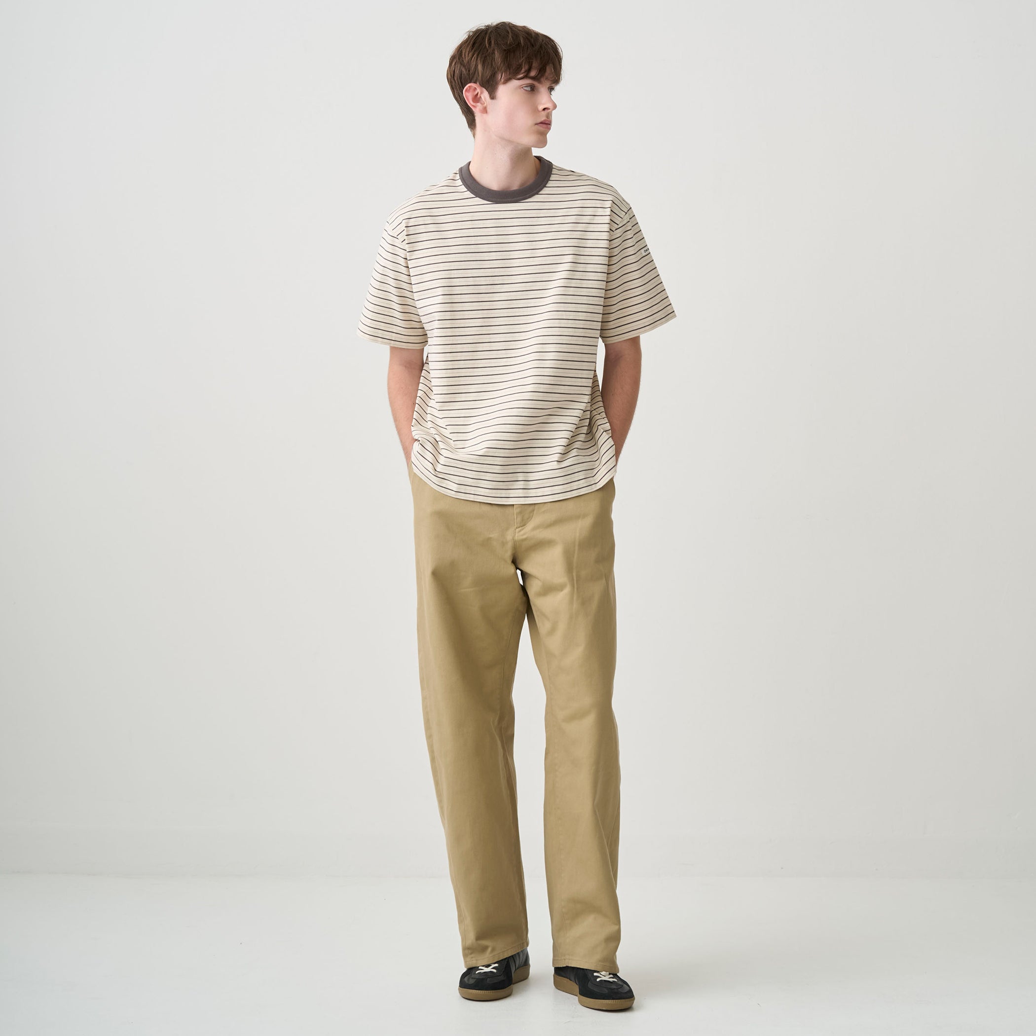 Men's Cotton Stretch Crew Neck Short Sleeve Pullover