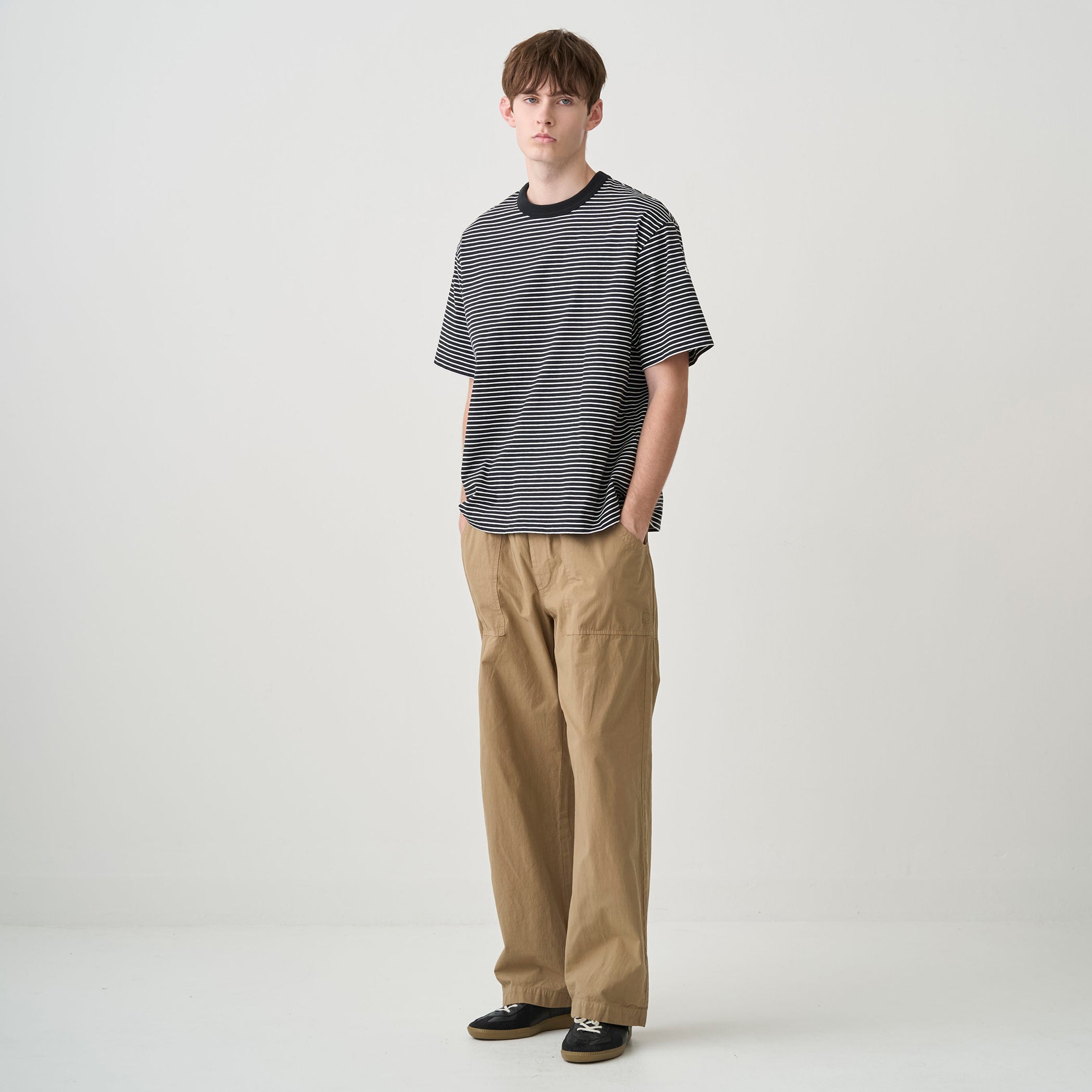 Men's Cotton Stretch Crew Neck Short Sleeve Pullover