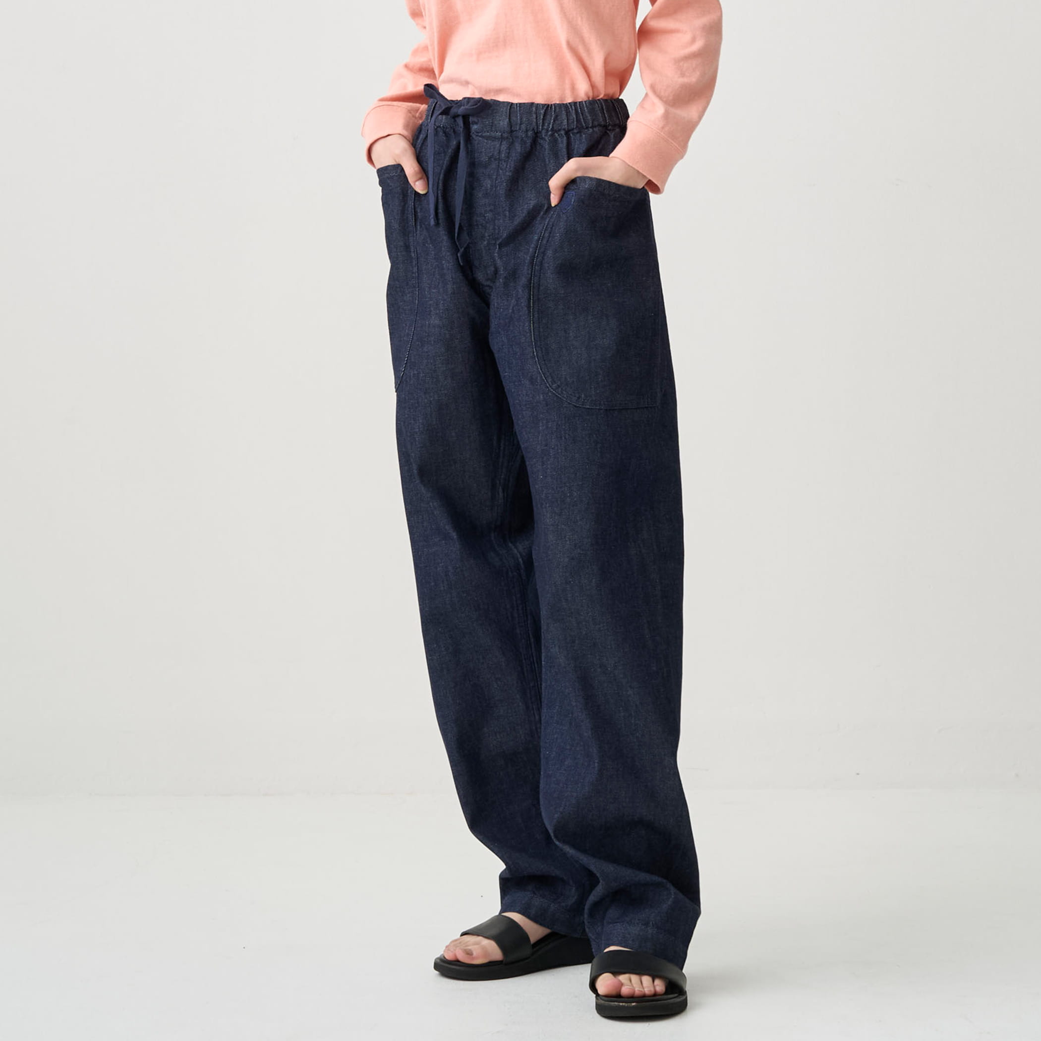 Denim Easy Pants