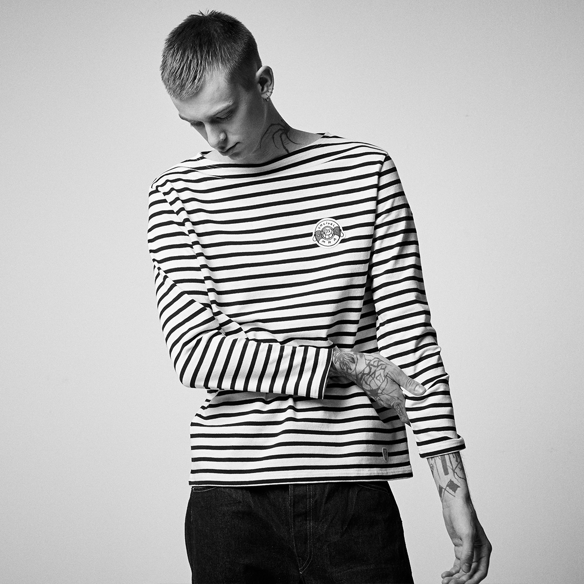 【ORCIVAL×ANDRE】 Cotton Lourd Basque Shirt