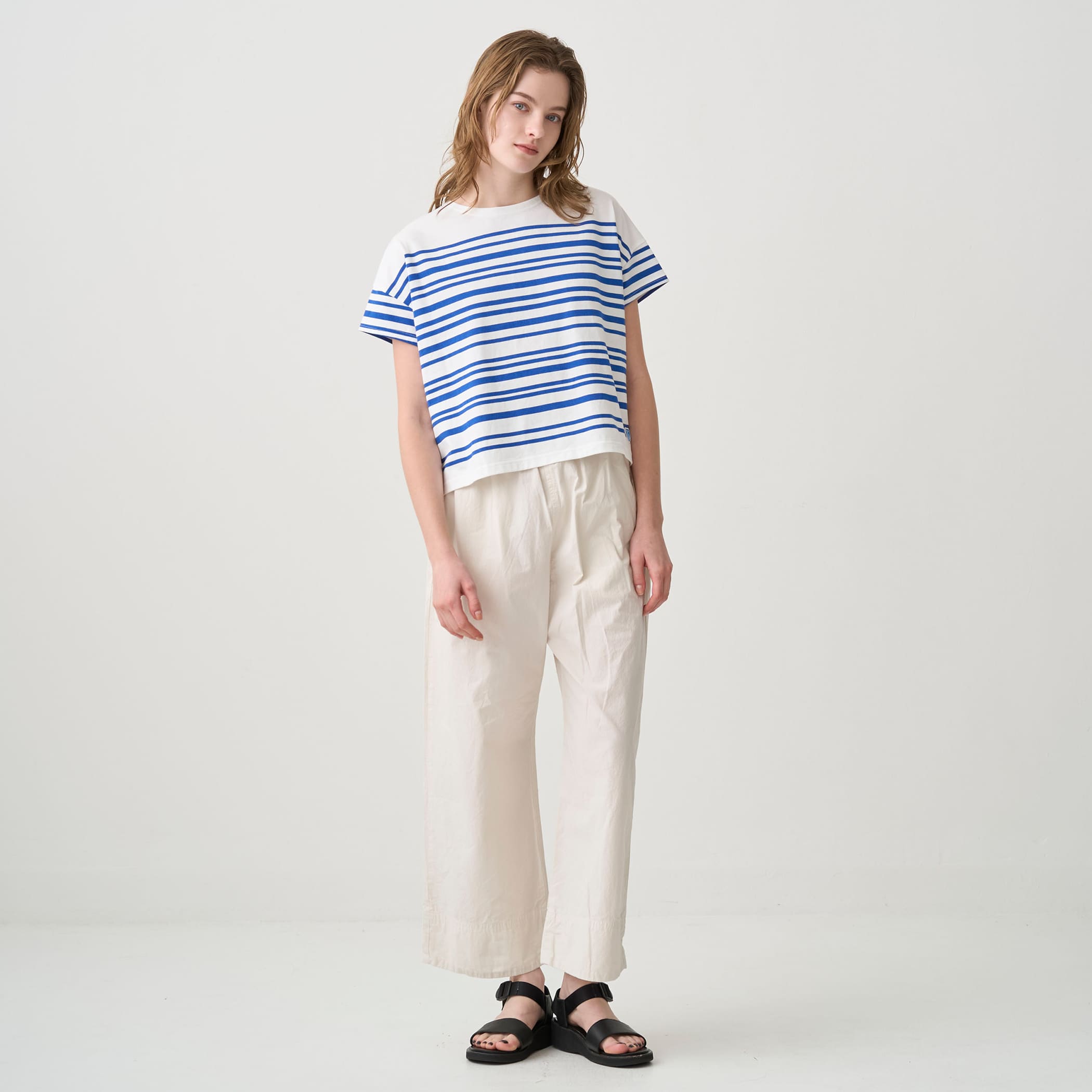 Women's Cotton Jersey Crew Neck Short Sleeve Pullover