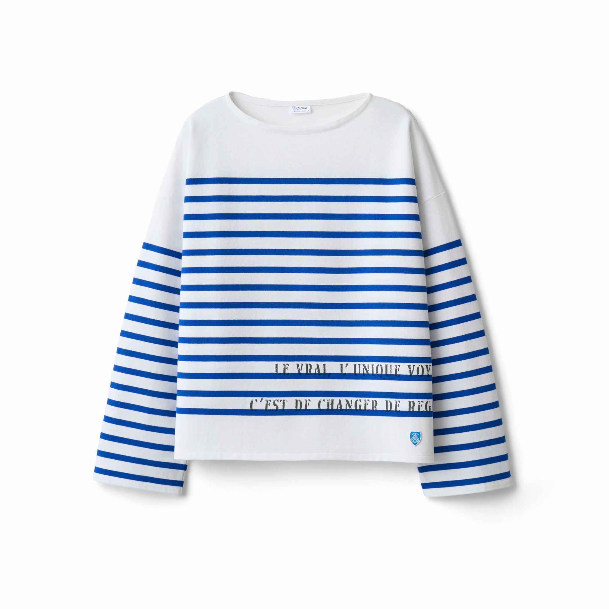 Women's Rachel Printed Boat Neck Wide Basque Shirt