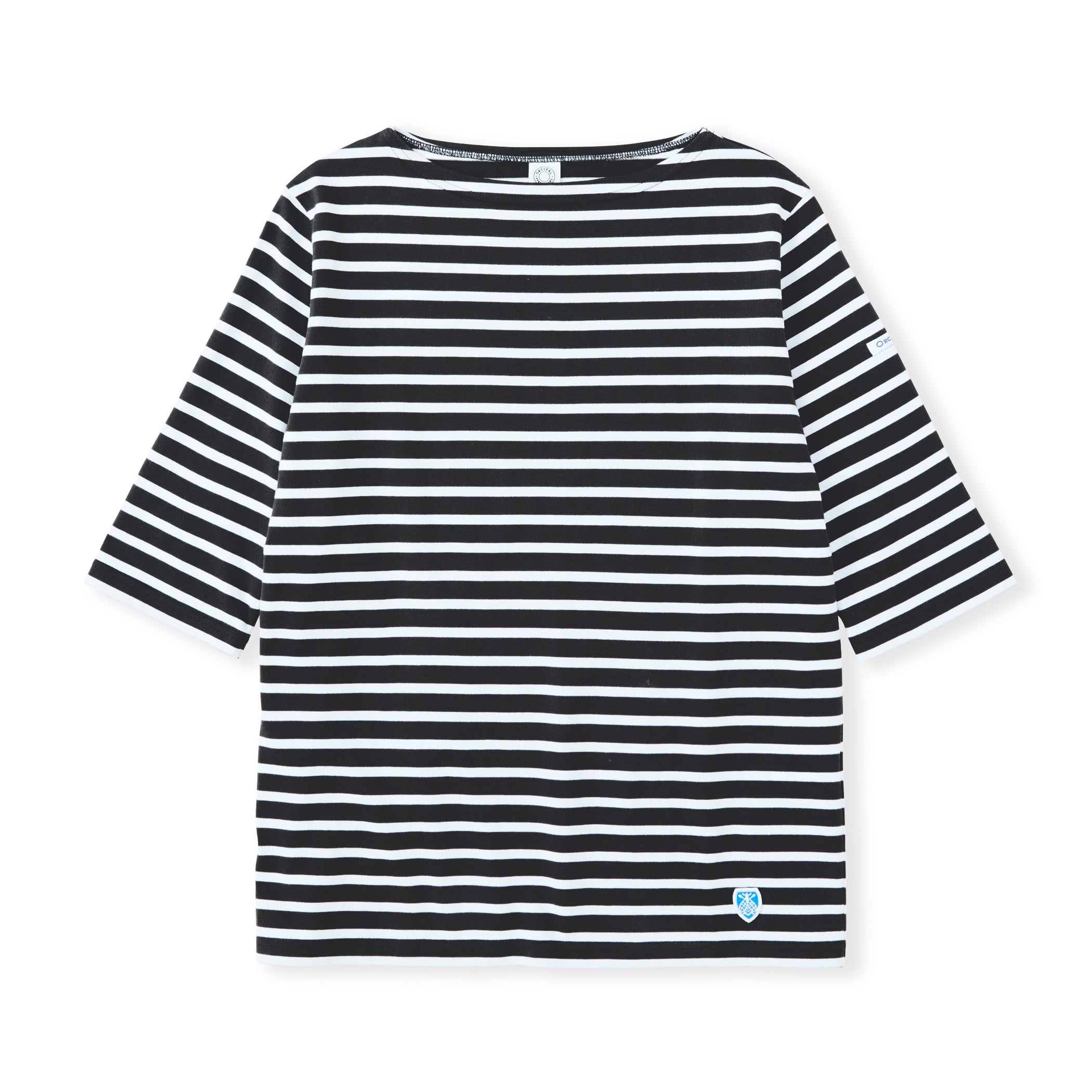 Women's Cotton Jersey Boat Neck Half Sleeve Pullover