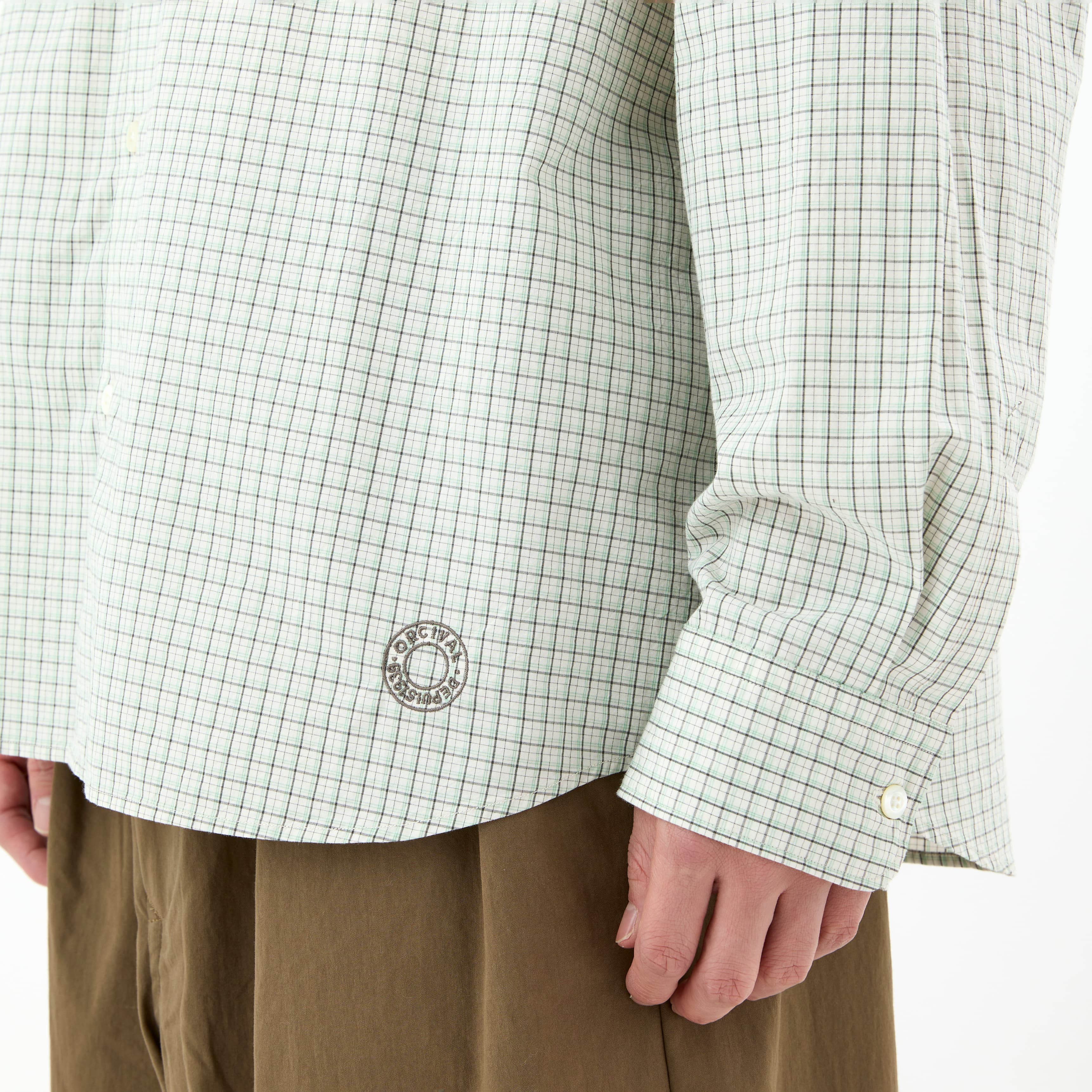 Men's Cotton washer Band Collar Shirt