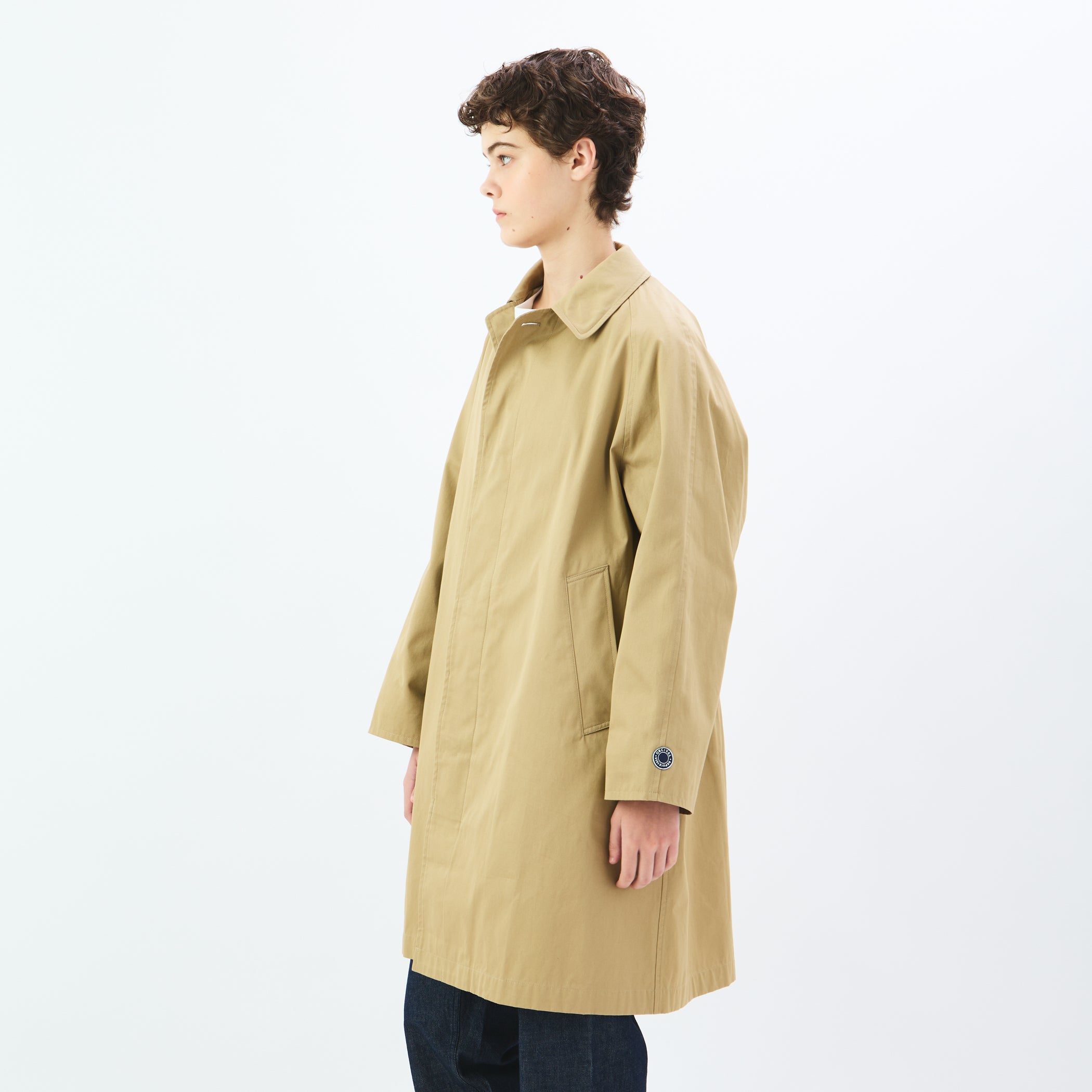 Women's Cotton Twill Bio Wash Bal Collar Coat