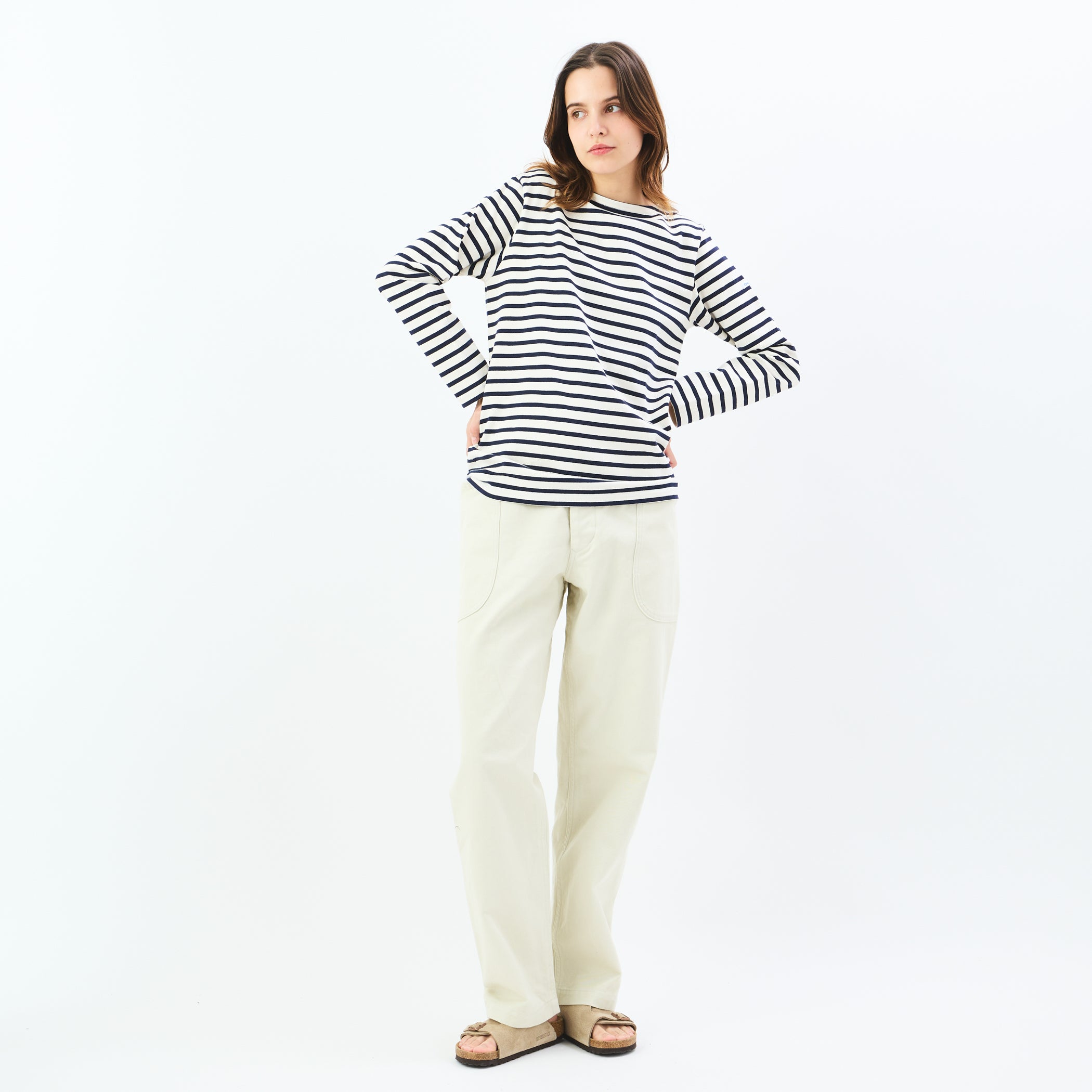 Cotton Twill Easy Pants