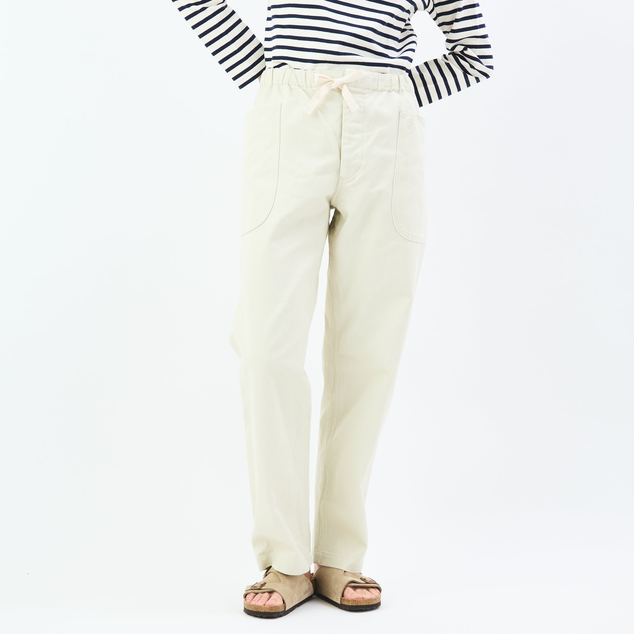 Cotton Twill Easy Pants