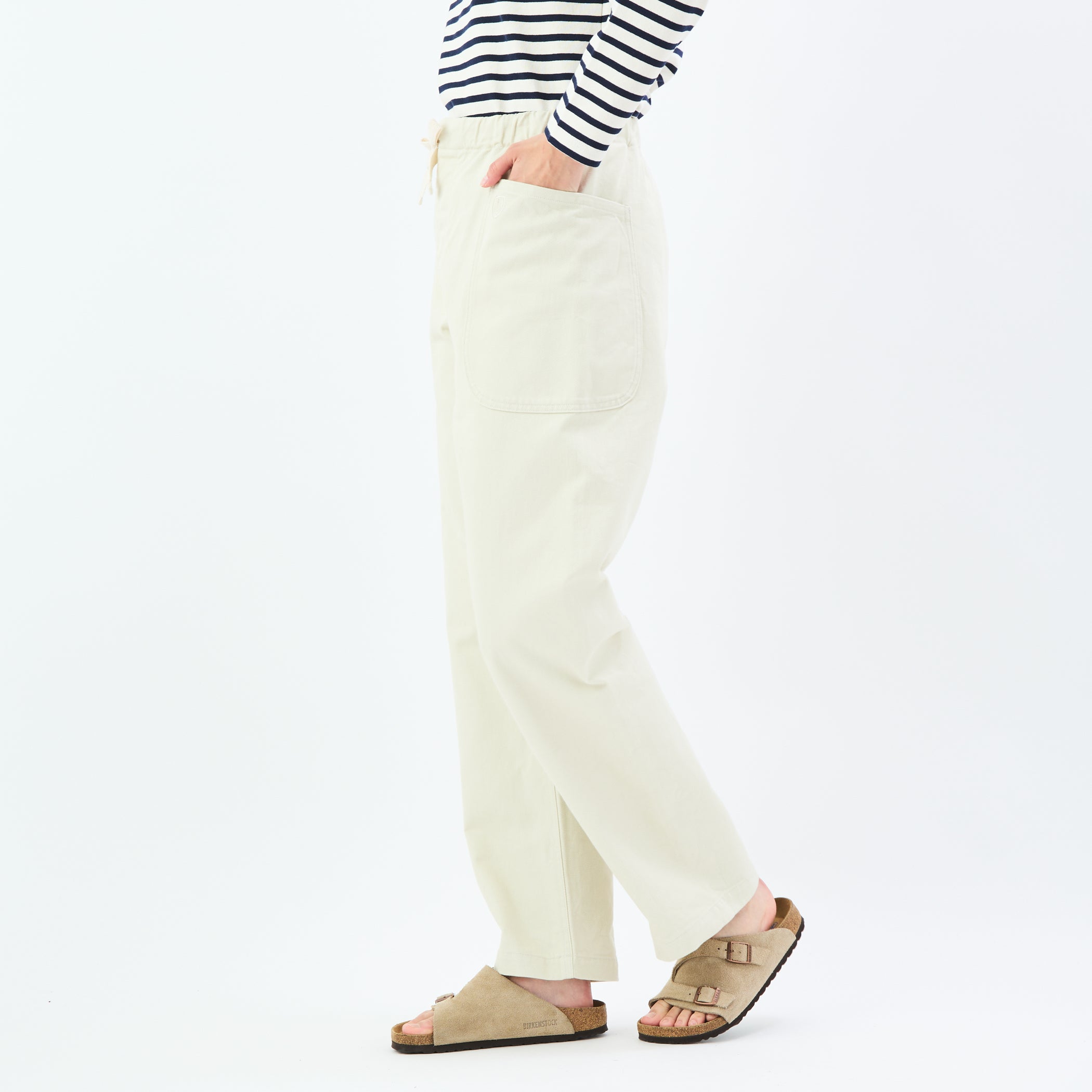 Cotton Twill Easy Pants