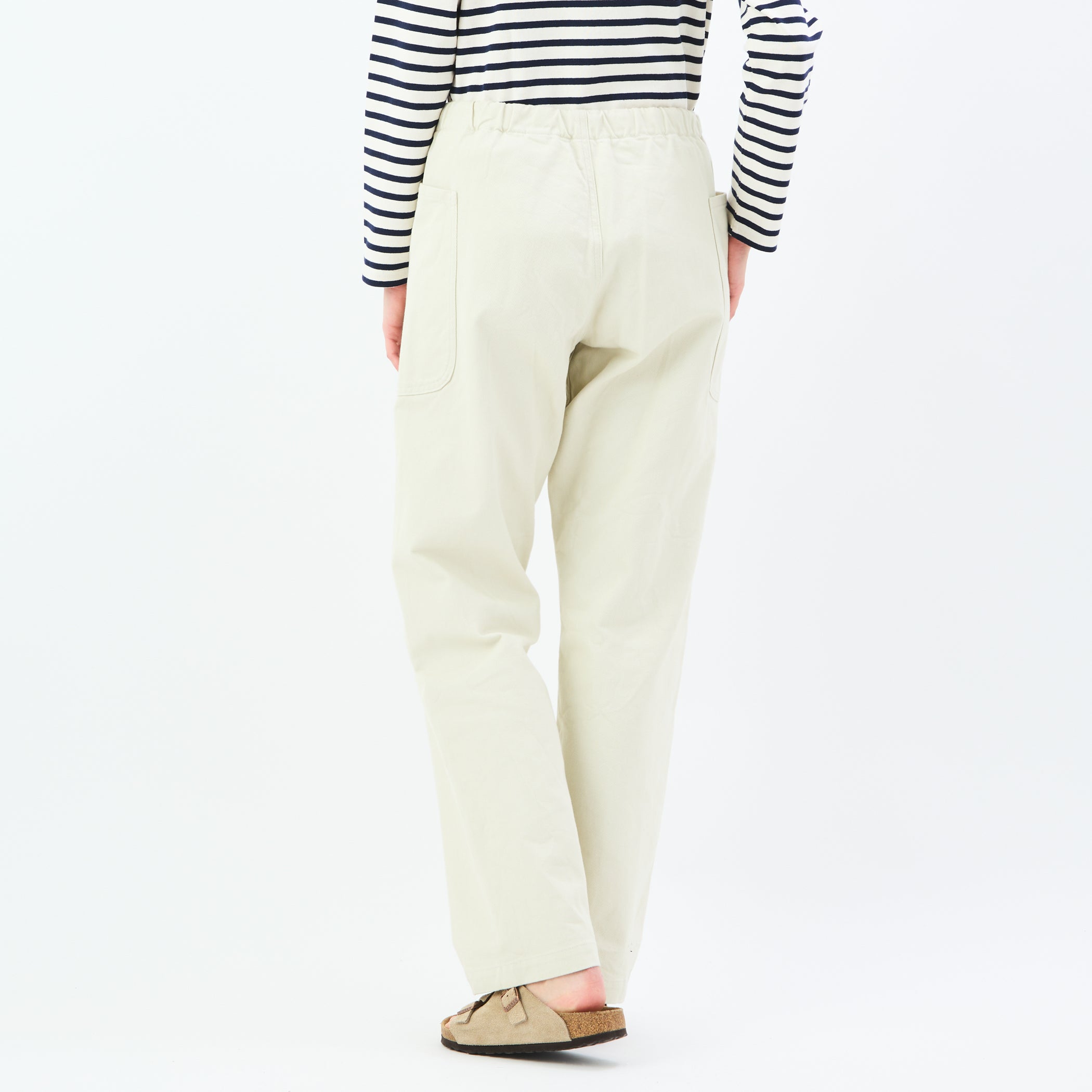 Cotton Twill Easy Pants