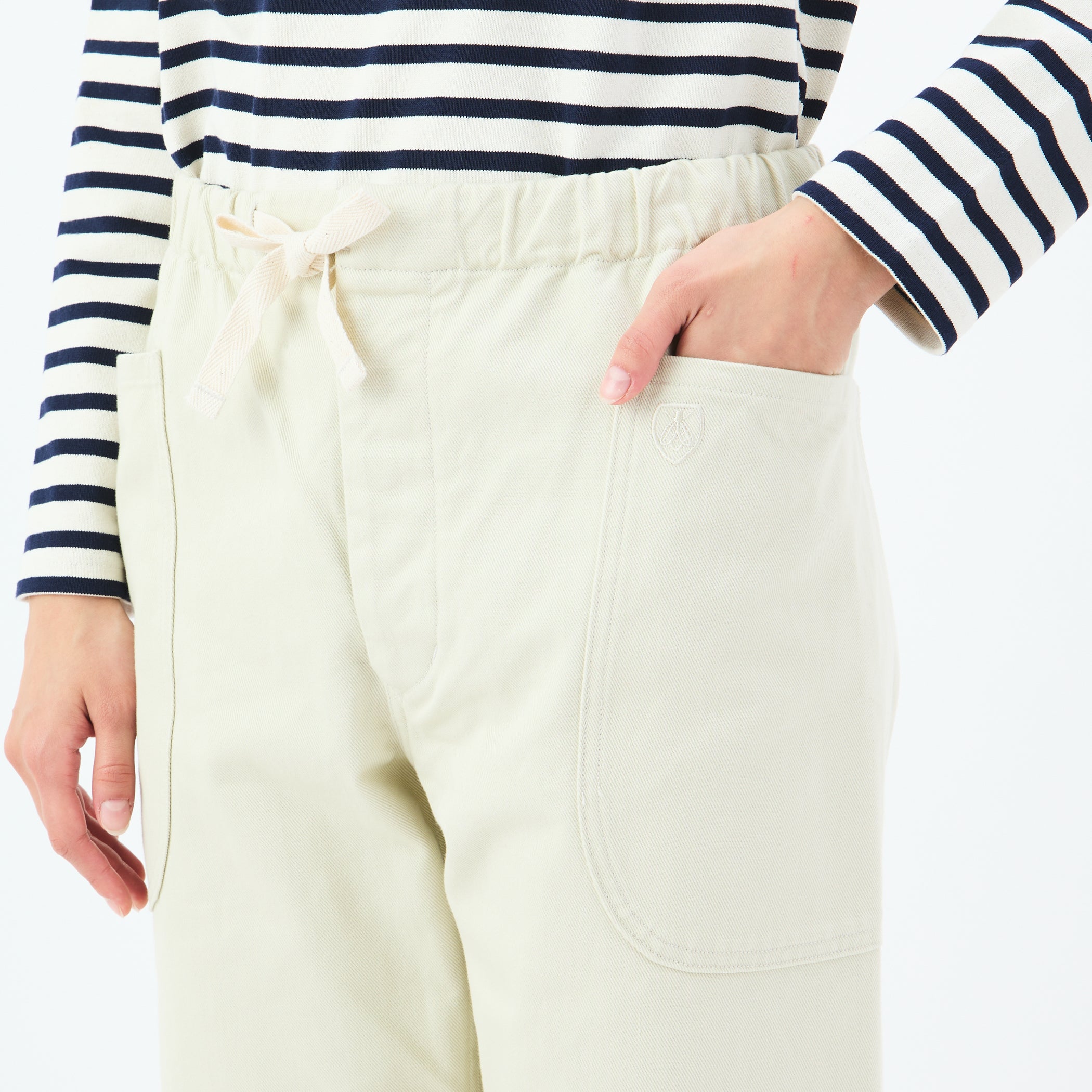 Cotton Twill Easy Pants