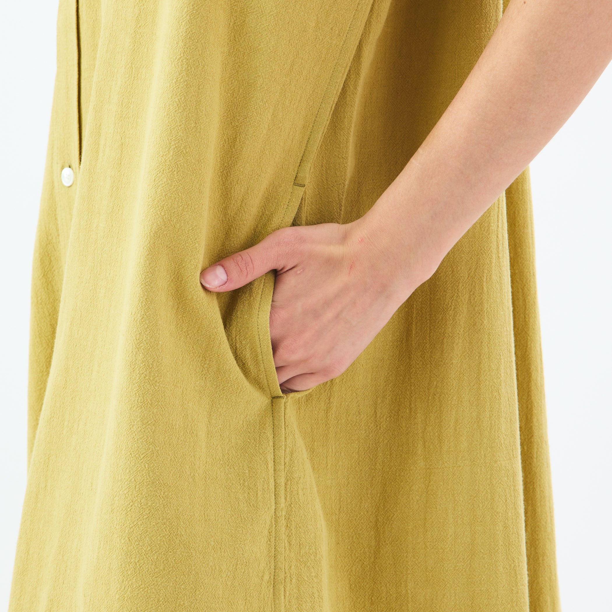Women's Cotton Linen Voile Sleeveless Dress