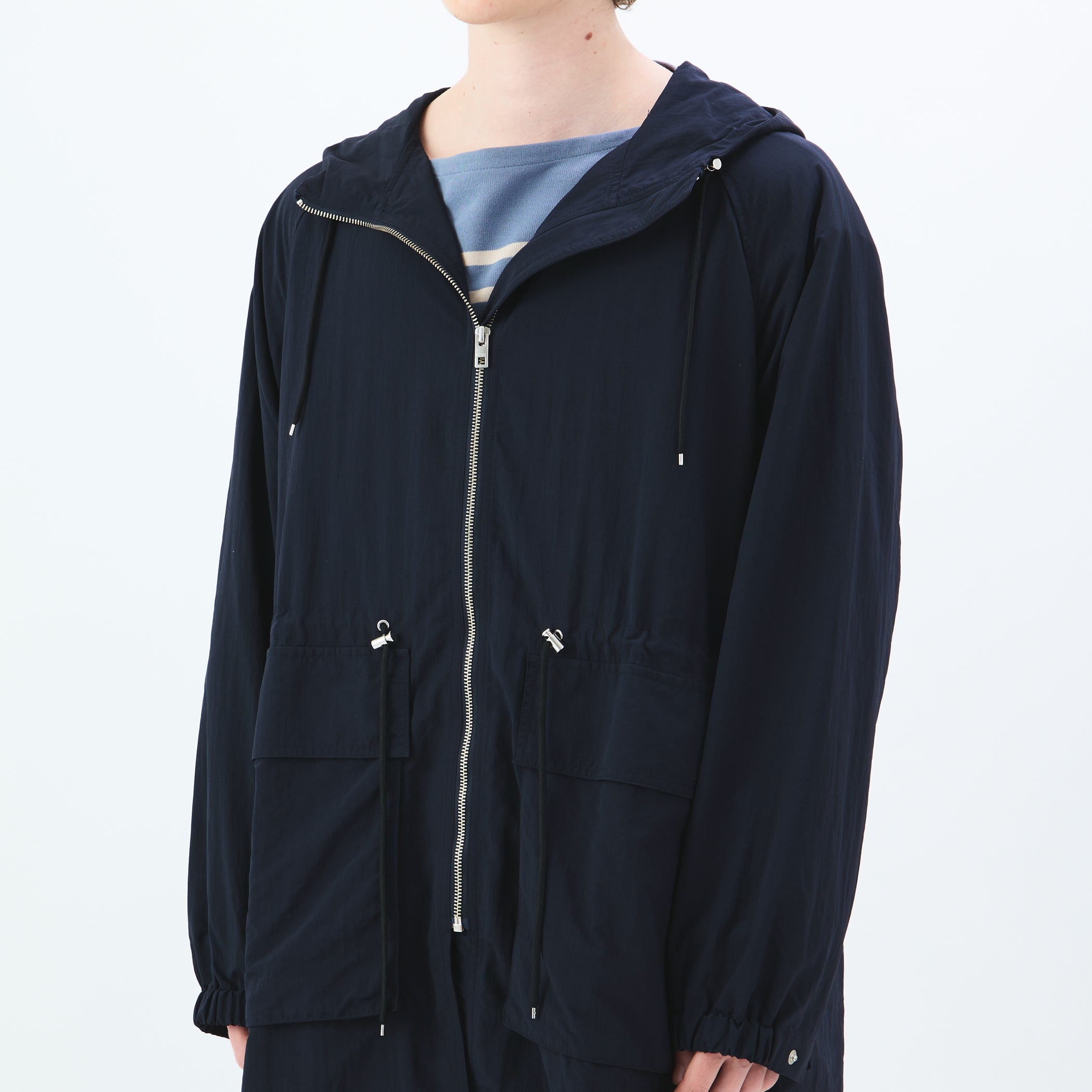 Men's Nylon Taslan Hooded Jacket