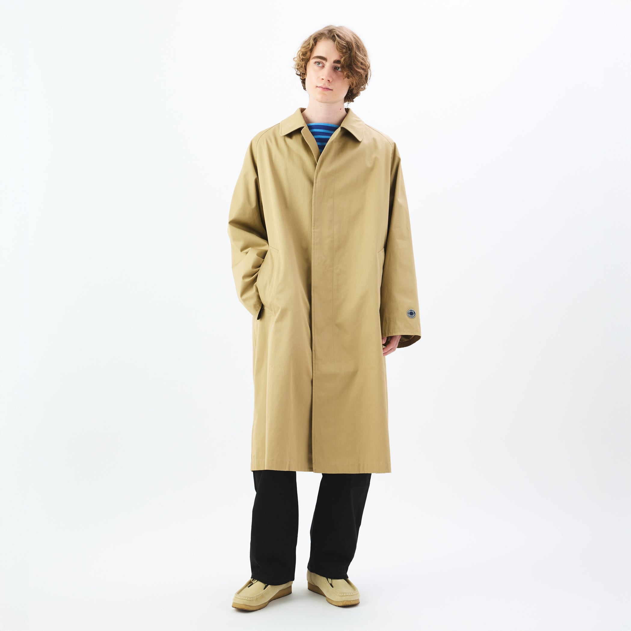 Men's Cotton Twill Bio Wash Bal Collar Coat