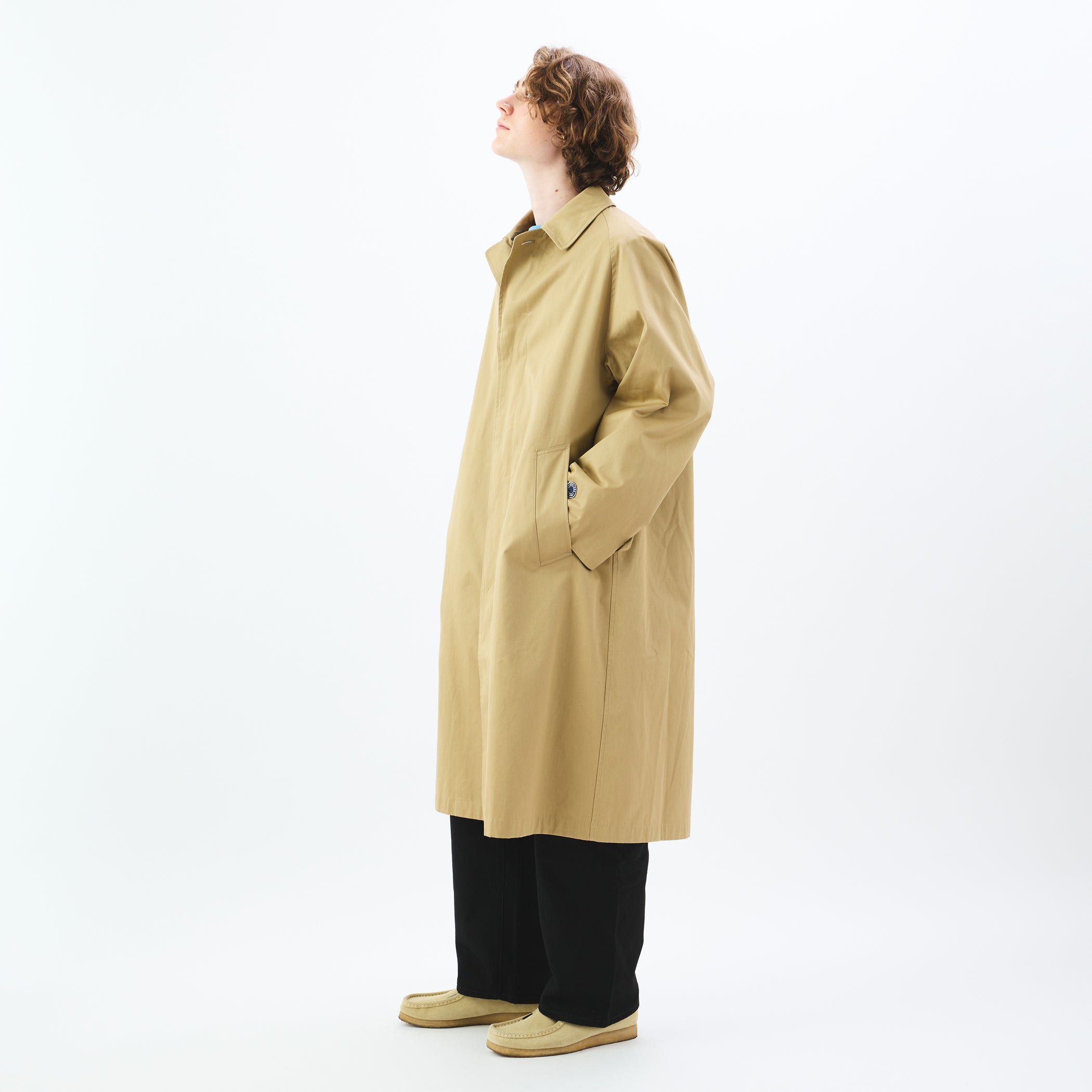 Men's Cotton Twill Bio Wash Bal Collar Coat