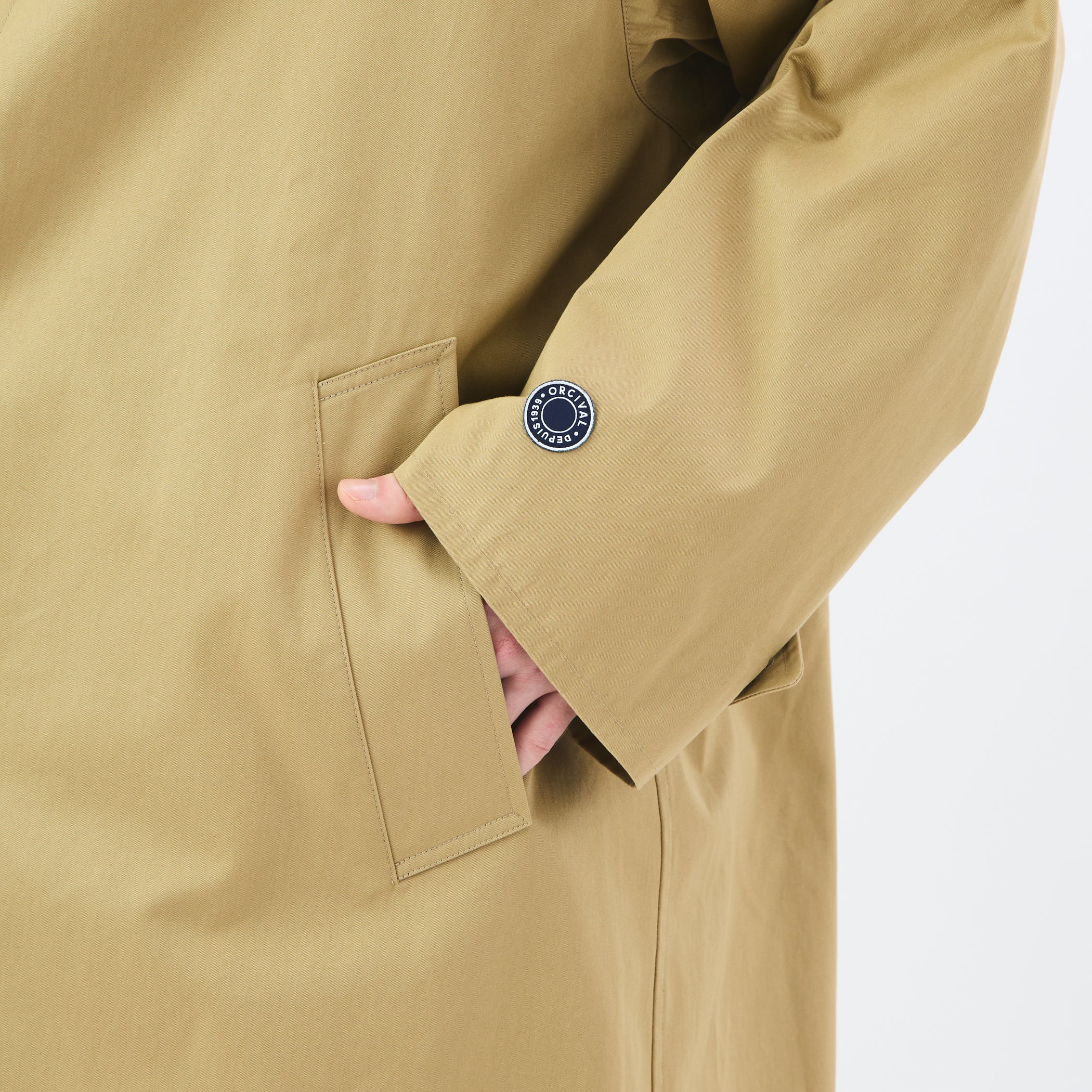 Men's Cotton Twill Bio Wash Bal Collar Coat