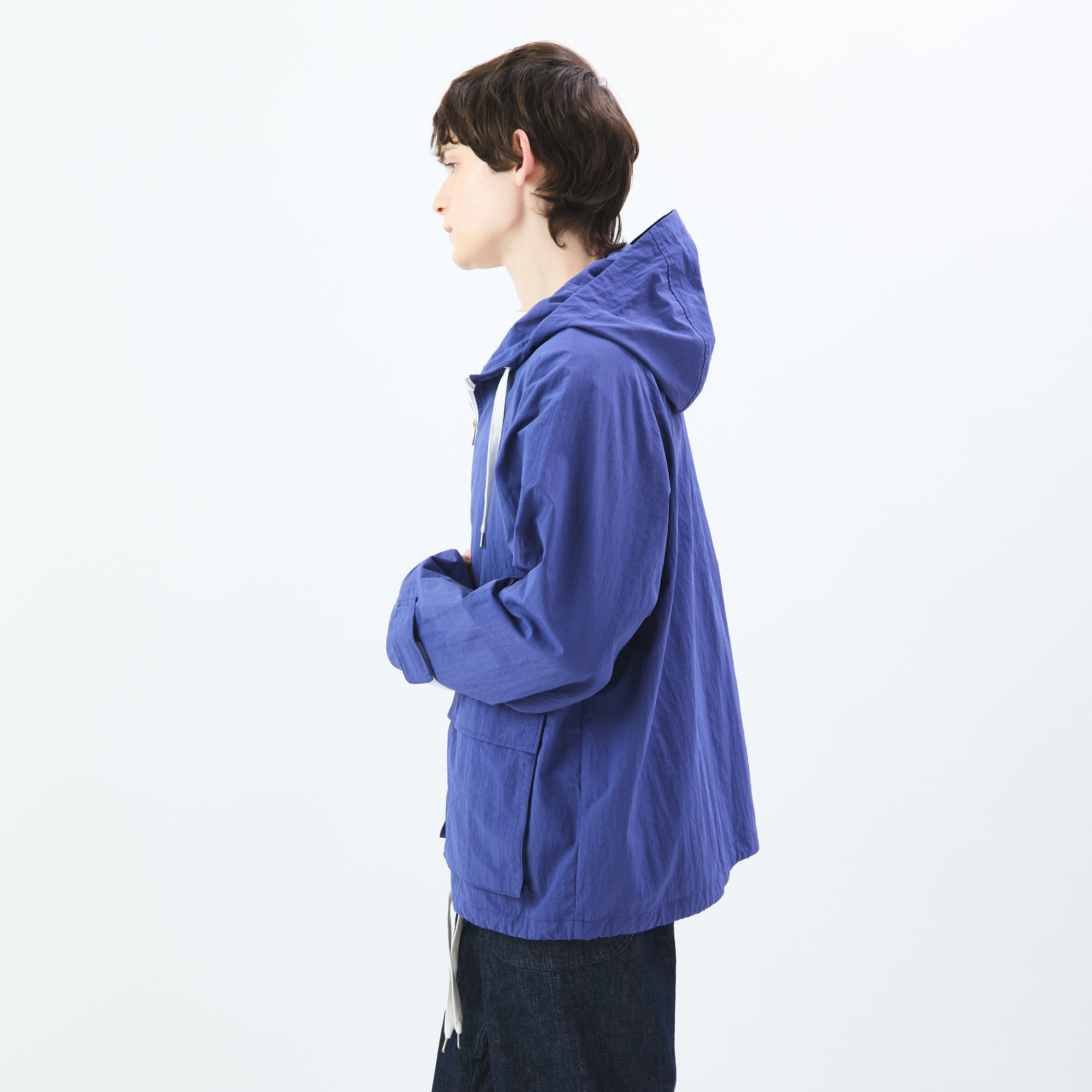 Men's Nylon Taffeta Hooded Jacket